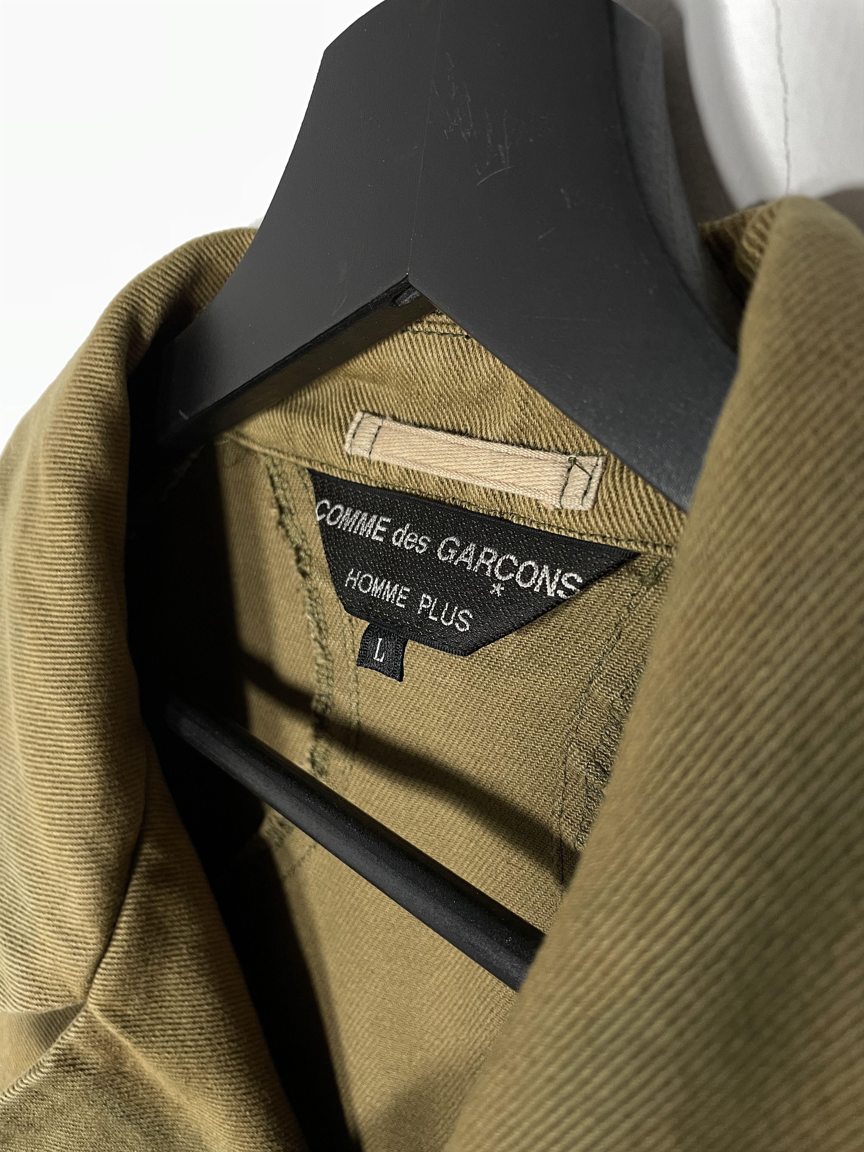 Comme des Garcons Homme Plus AW03 Double Breasted Curved Coat Size US L / EU 52-54 / 3 - 7 Thumbnail