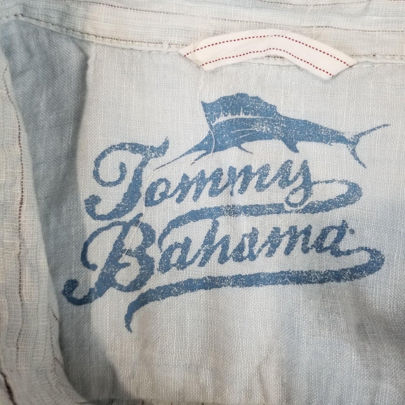 Tommy Bahama Tommy Bahama Shirt Mens XL Blue White Linen Button Up Relax Size US XL / EU 56 / 4 - 8 Thumbnail