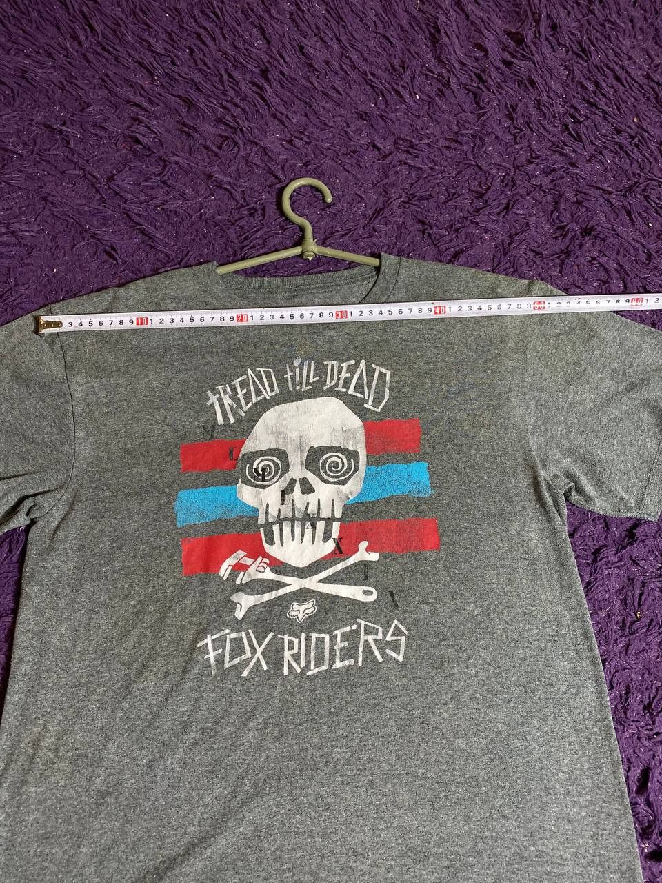 Fox Racing × Vintage Crazy vintage y2k fox racing skater grunge goth t-shirt Size US XL / EU 56 / 4 - 4 Thumbnail