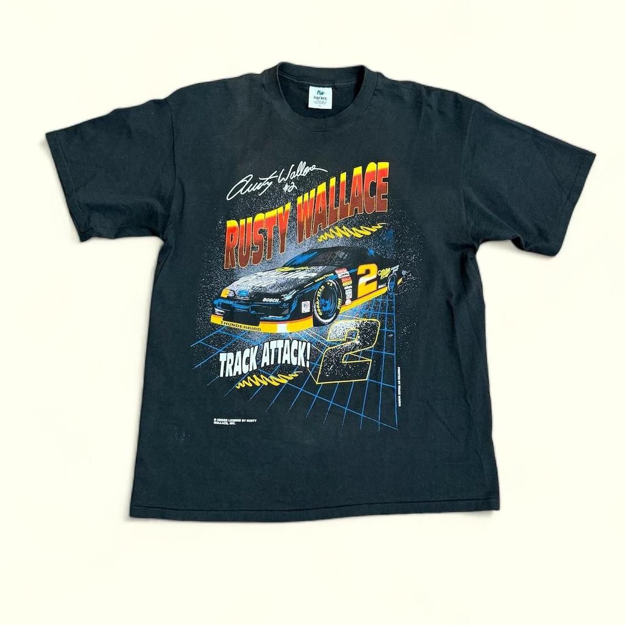 image of Vintage Rusty Wallace XL Tee in Black, Men's