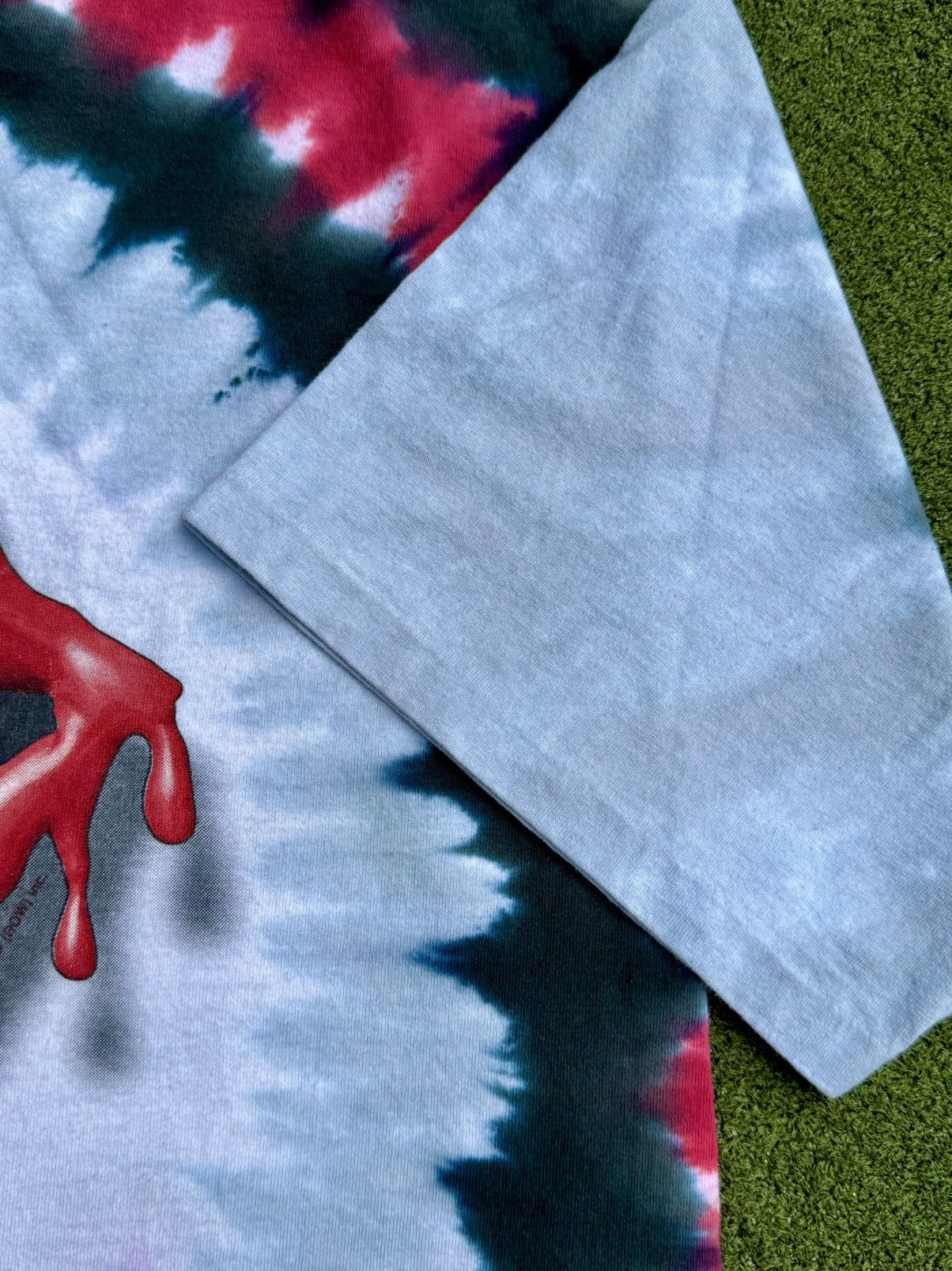 Band Tees × Liquid Blue × Vintage 2004 Liquid Blue Rolling Stones Tie Die Vintage Band T-Shirt Size US XL / EU 56 / 4 - 6 Thumbnail