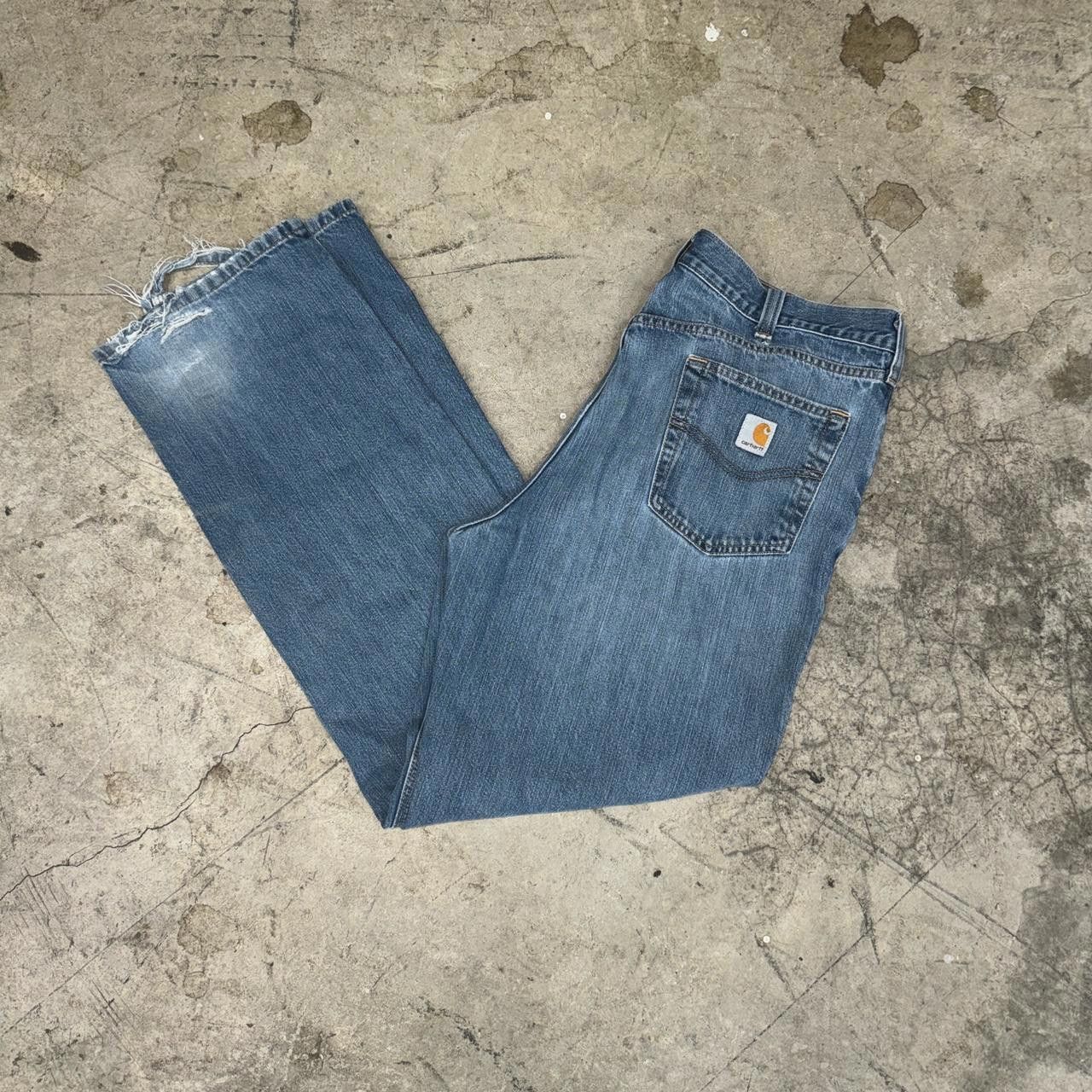 Carhartt Carhartt Men's Blue Jeans Size US 34 / EU 50 - 1 Thumbnail