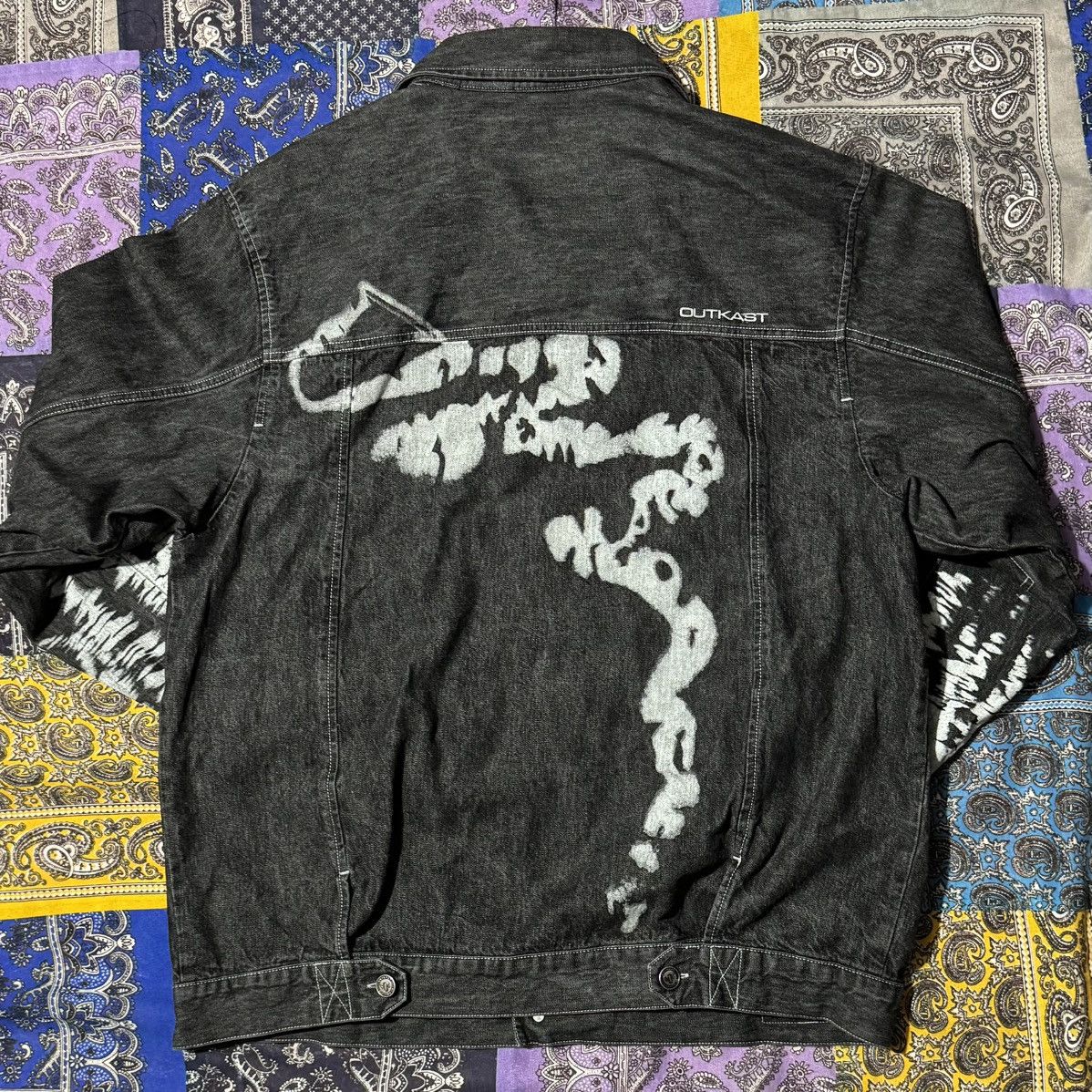Outkast Denim Jacket Outkast Clothing vintage Size US XXL / EU 58 / 5 - 2 Thumbnail