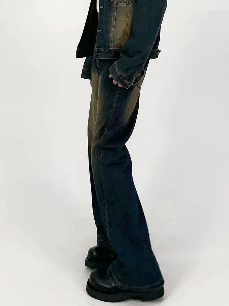 Vintage American retro distressed loose casual washed jeans Size US 32 / EU 48 - 4 Thumbnail