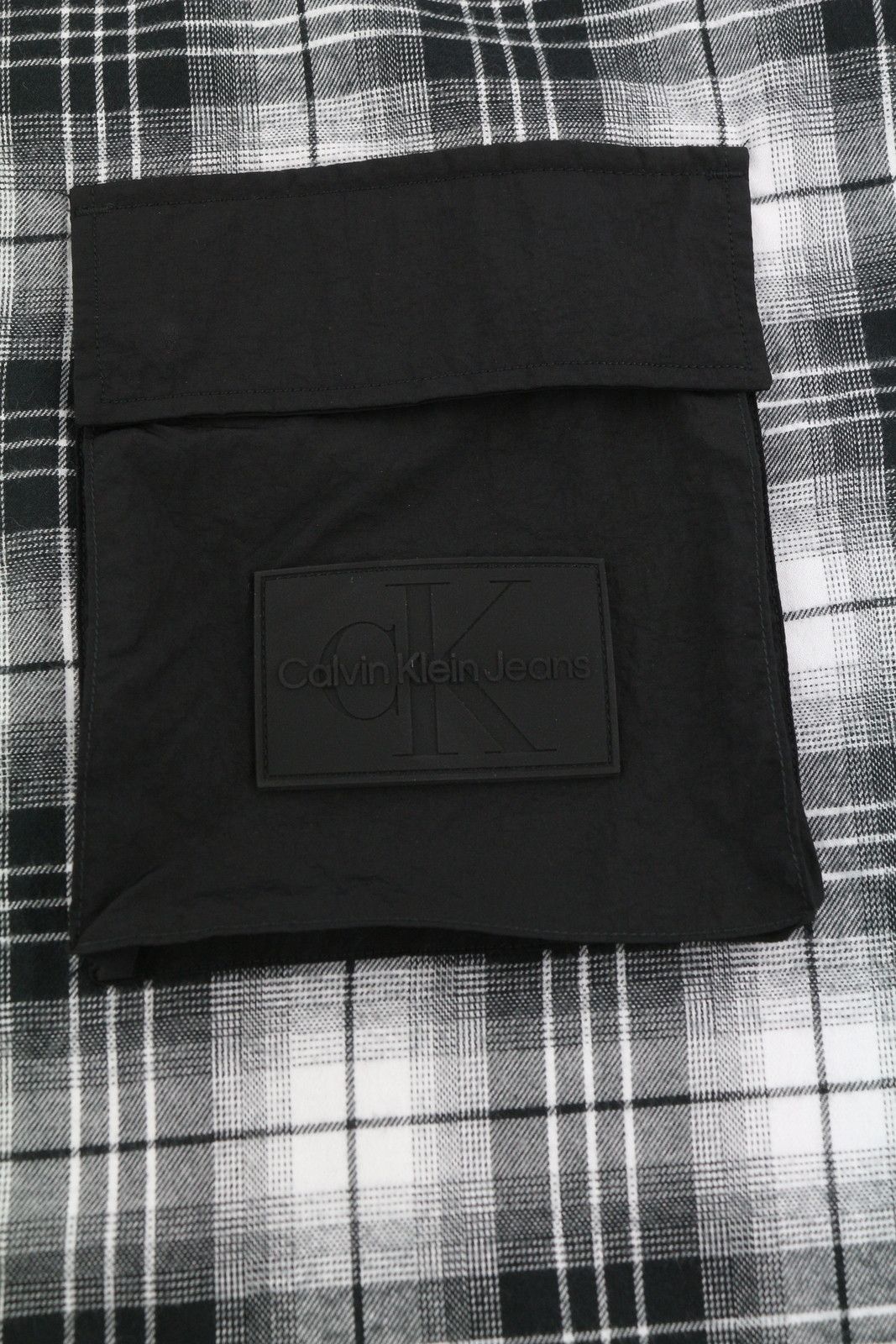 Calvin Klein XL Flannel Plaid Patch Pockets 87680 Size US XL / EU 56 / 4 - 7 Thumbnail