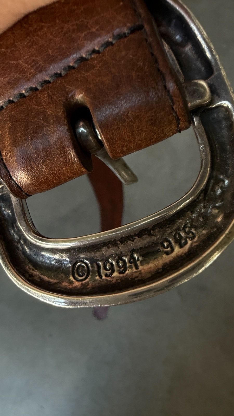 Chrome Hearts RARE! Chrome Hearts Brown Leather Gunslinger Belt Size 32 - 8 Thumbnail