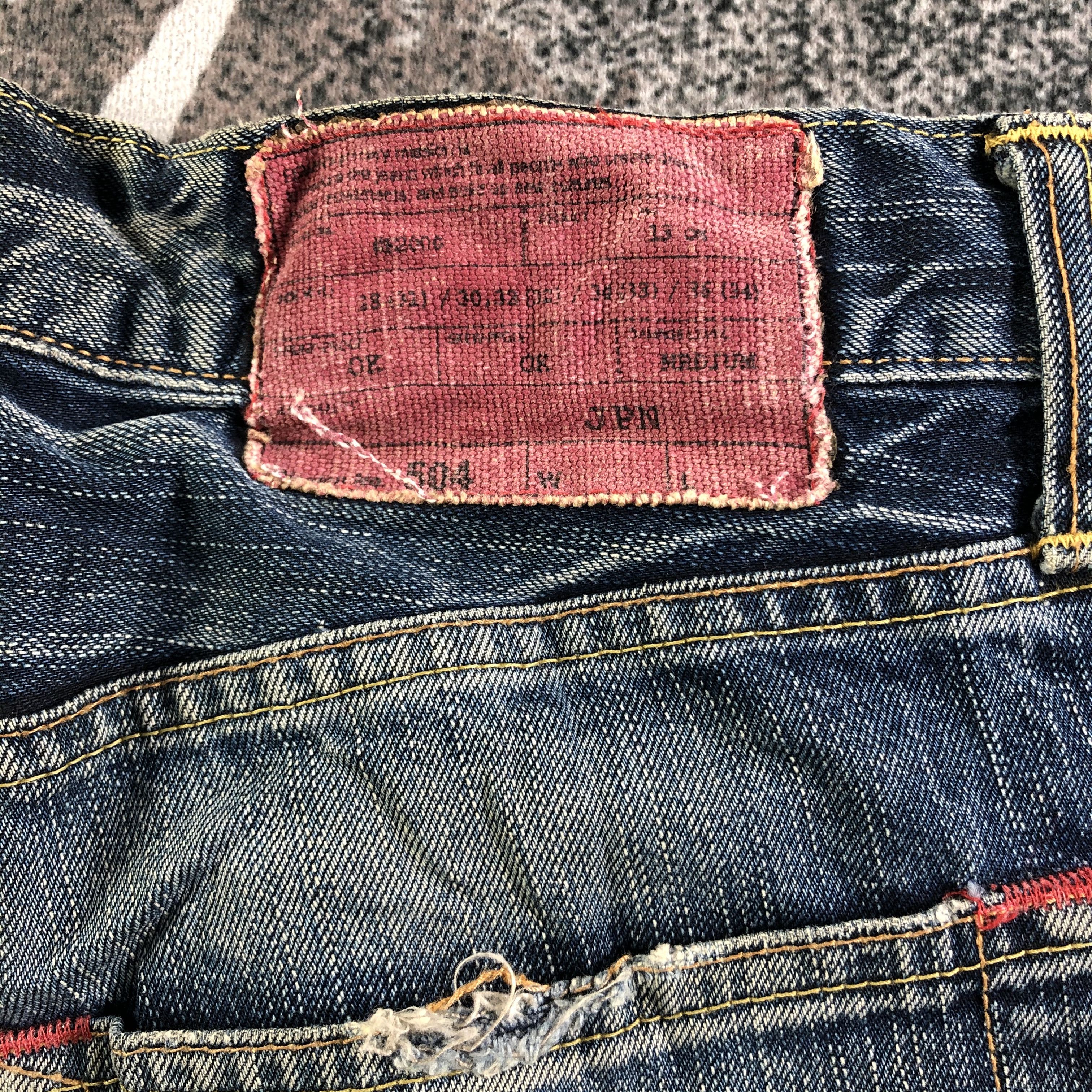 Edwin Vintage Edwin 504 Jeans Distressed Denim KJ3080 Size US 32 / EU 48 - 5 Thumbnail