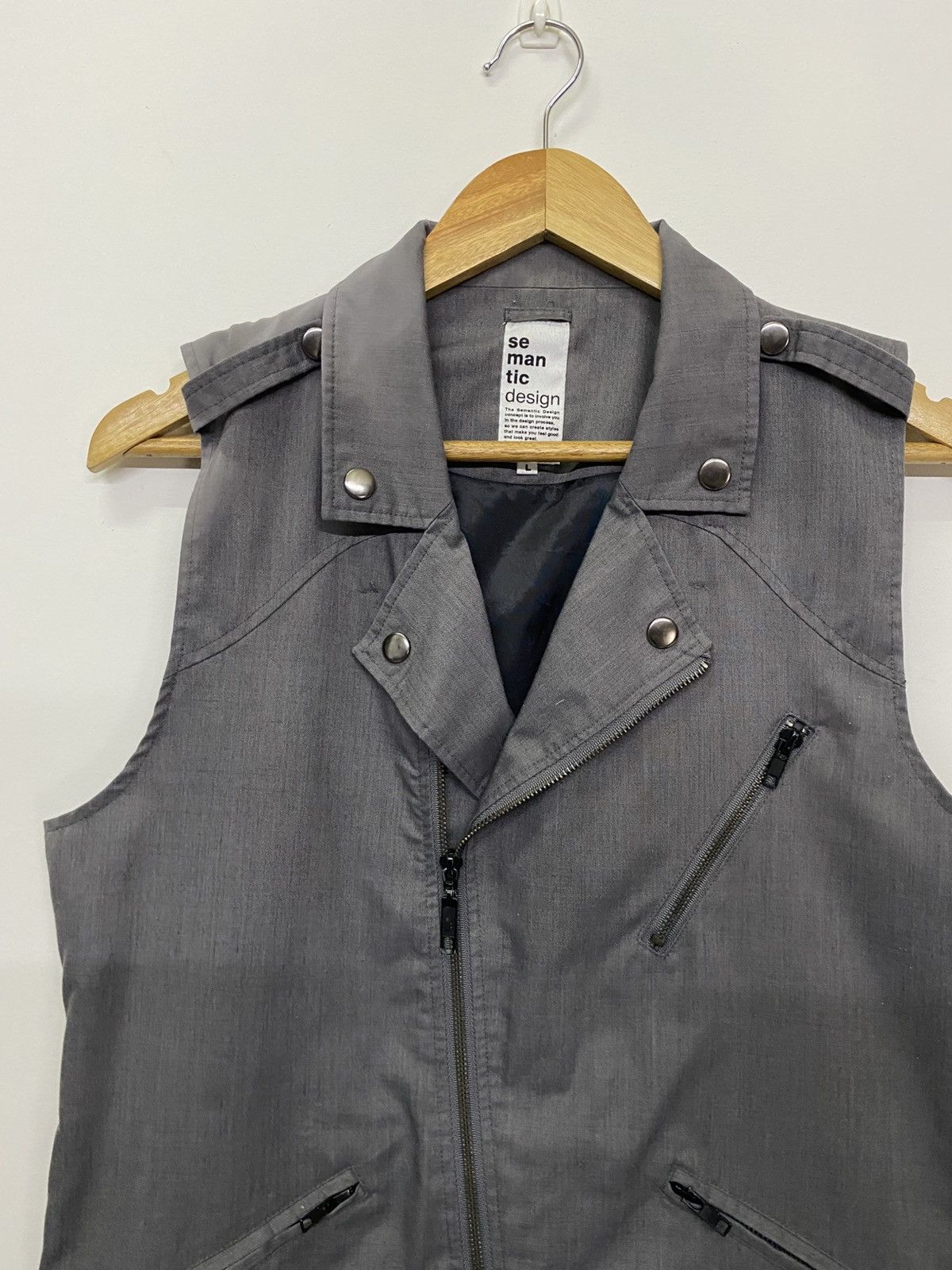 semanticdesign Semantic Design Vest Punk Style Size US L / EU 52-54 / 3 - 2 Thumbnail