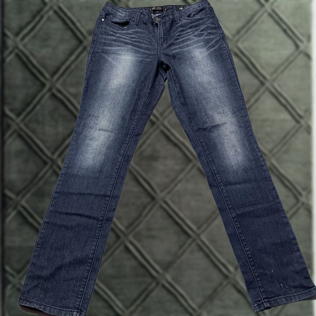 Denime Kim Kardashian Premium Curvy Skinny Jeans Women's Blue Denim Slim Fit - 12 Size 34" / US 12 / IT 48 - 1 Thumbnail