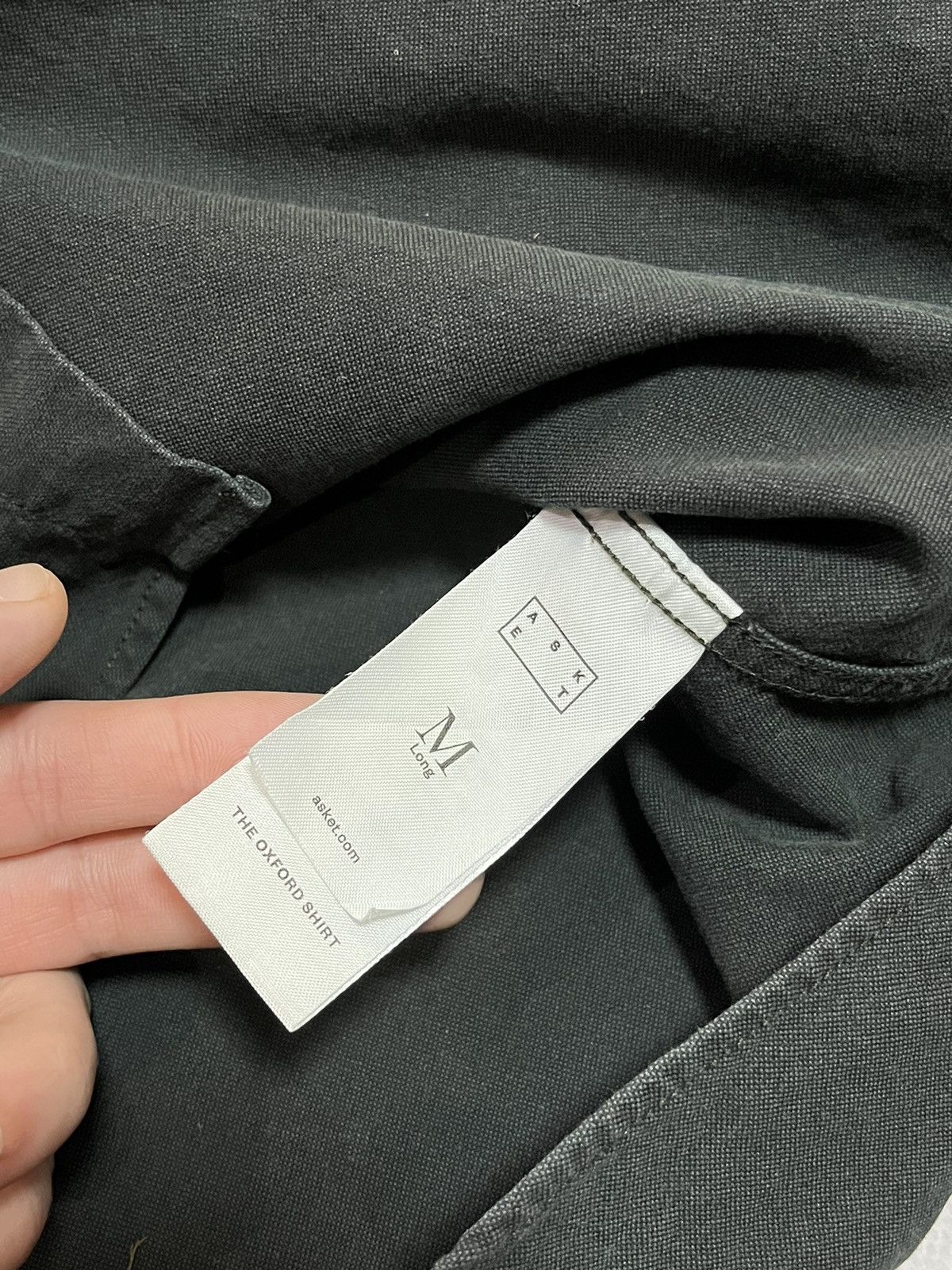 Asket Asket Oxford Pocket Shirt Dark Green Size US M / EU 48-50 / 2 - 9 Thumbnail