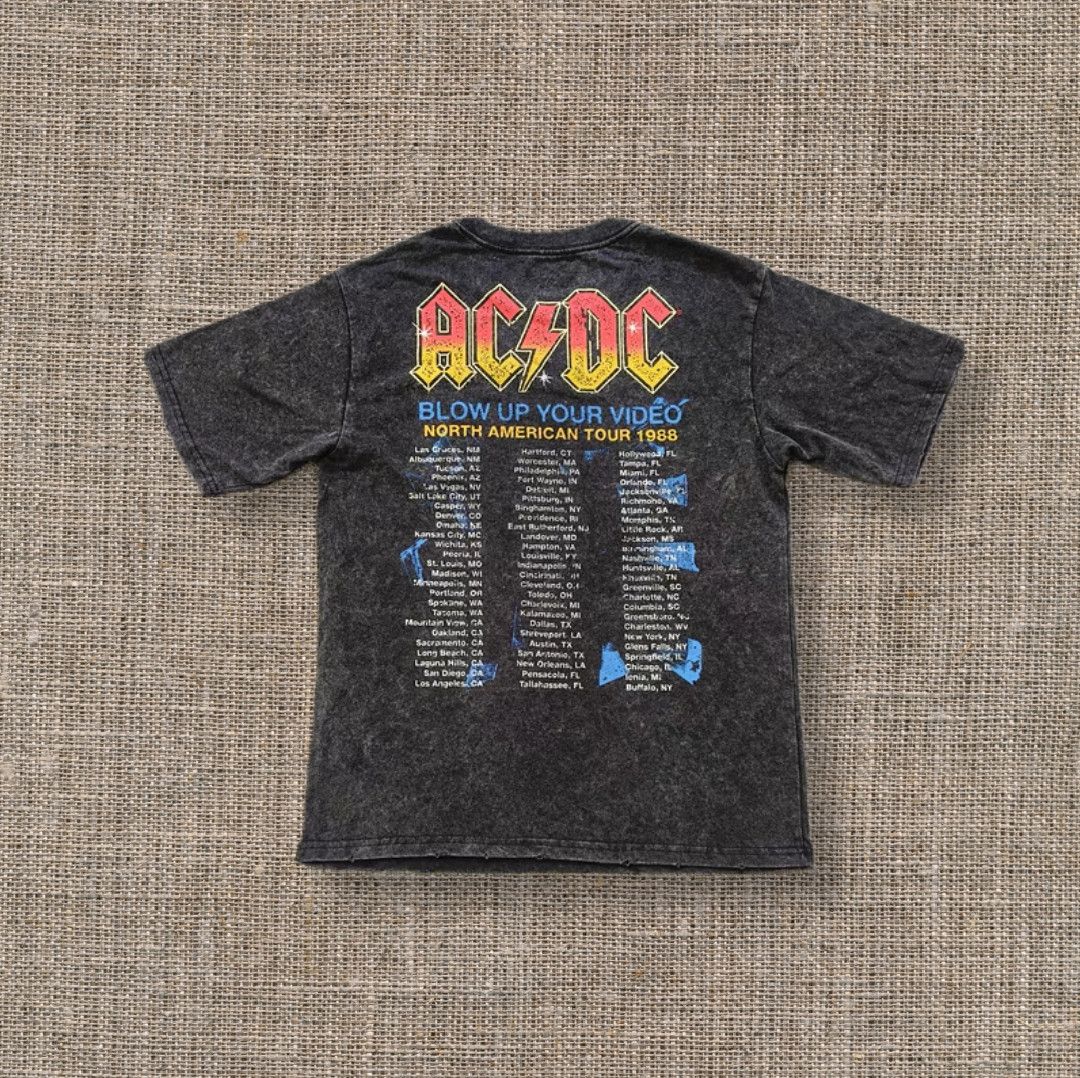 AC/DC × Band Tees ACDC Band Distressed Punk T-shirt Size US XXL / EU 58 / 5 - 2 Thumbnail