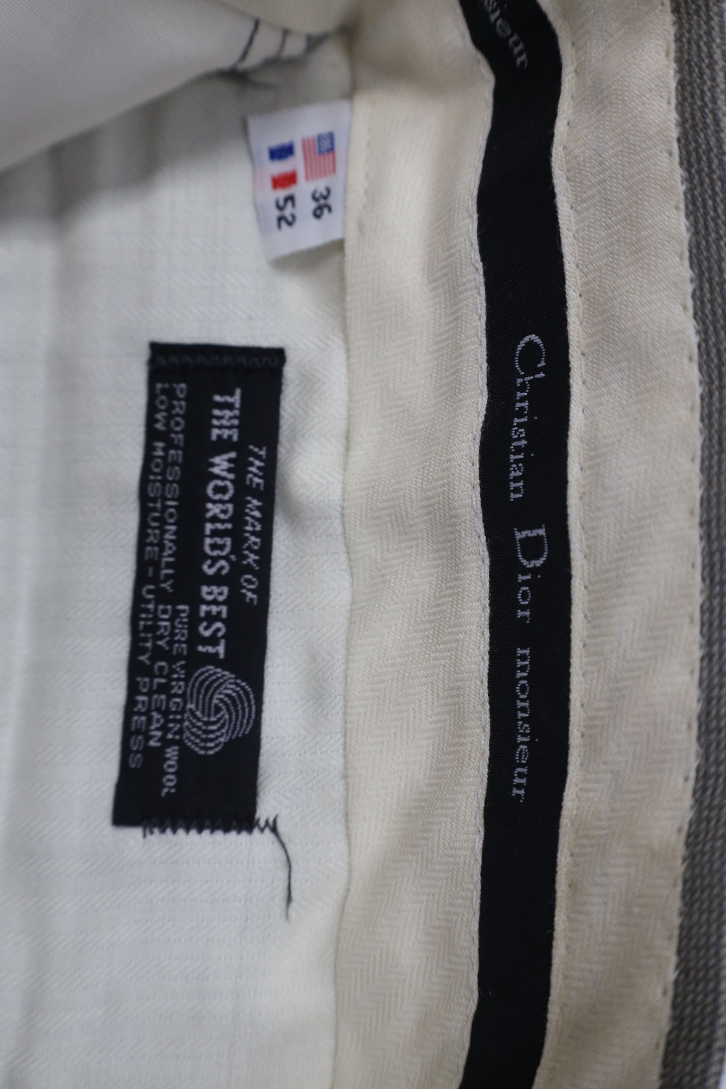 Christian Dior Monsieur Vintage 70s Christian Dior Houndstooth Plaid Chino Pants USA Size US 36 / EU 52 - 8 Thumbnail