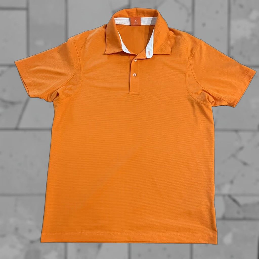 Puma VINTAGE Puma Golf Polo Shirt Men Small Orange Sportswear Size US S / EU 44-46 / 1 - 1 Thumbnail