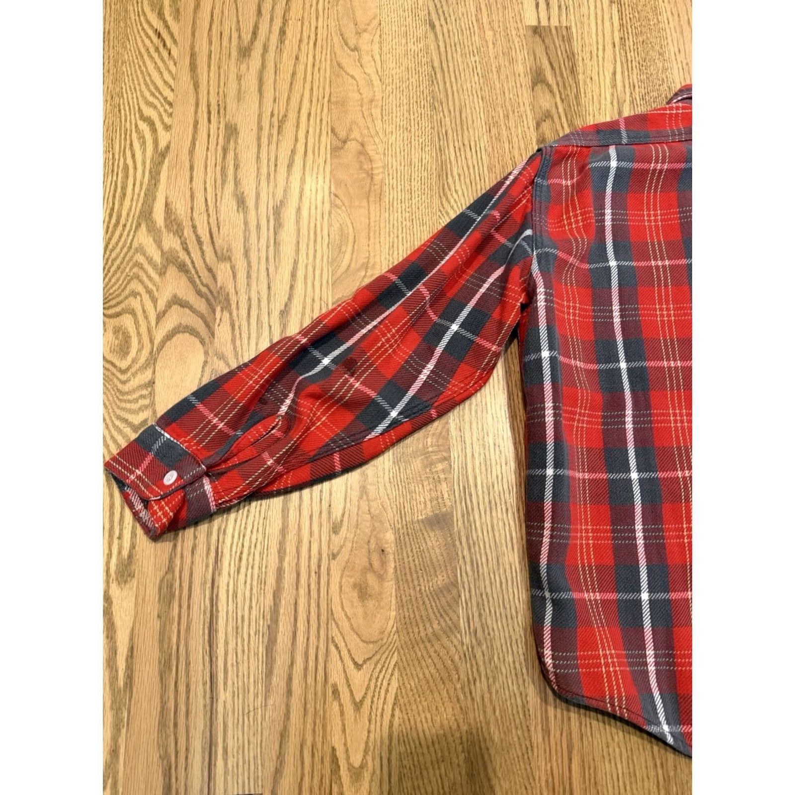 Vintage VINTAGE Winter King Cotton Flannel Shirt Plaid Long Sleeve Mens S Red Button-Up 60s 50s Retro Size US S / EU 44-46 / 1 - 4 Thumbnail