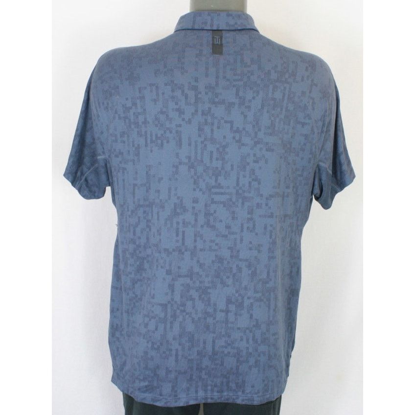 Nike Tiger Woods Collection Nike Digital Blue Print Golf Shirt Size US L / EU 52-54 / 3 - 5 Thumbnail