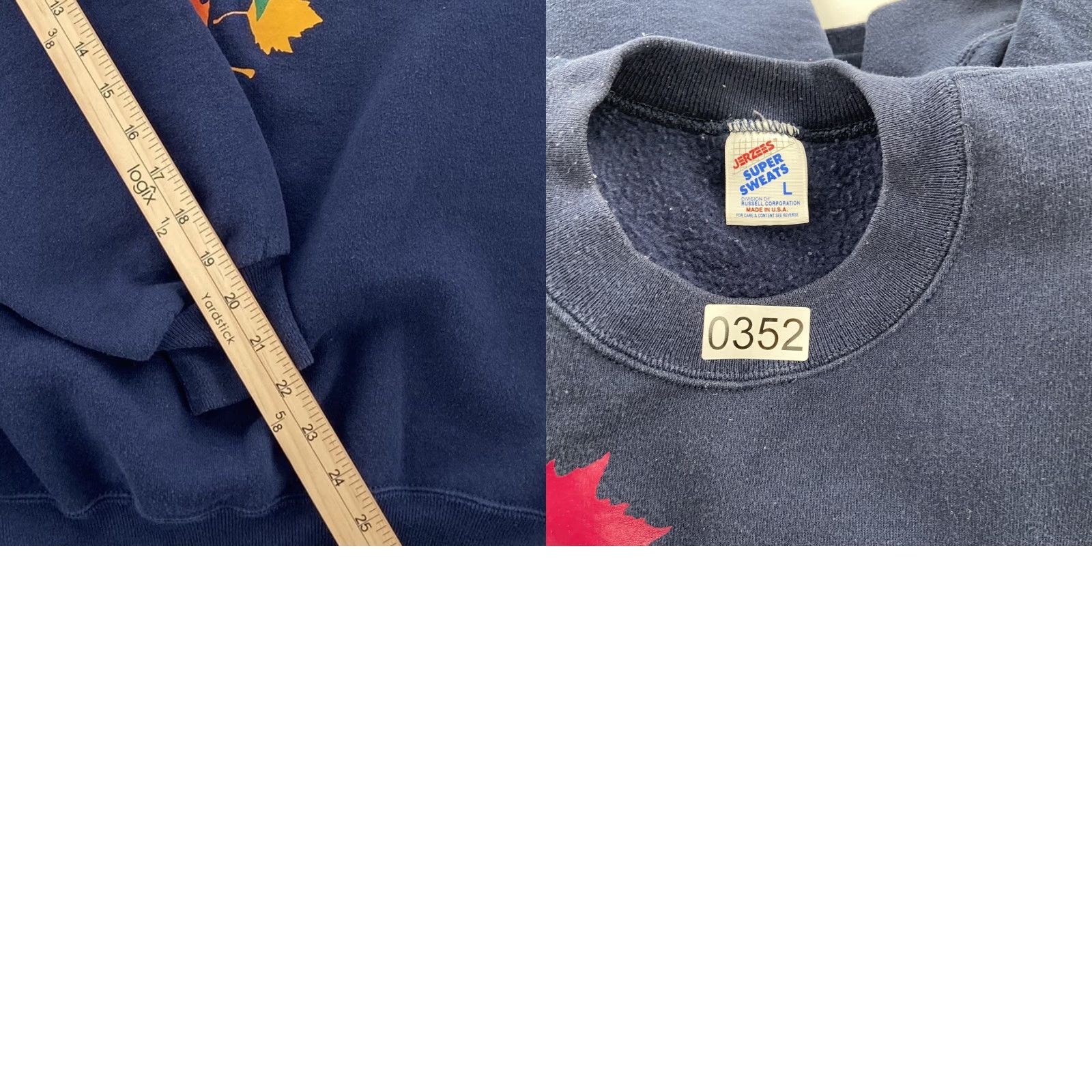 Jerzees VINTAGE Jerzees Sweatshirt Men’s Large L Blue 90s Oak Shores Campground Decatur MI Crew Neck Pullover Graphic Print Canvas Cotton Blend Fleece Size US L / EU 52-54 / 3 - 8 Thumbnail