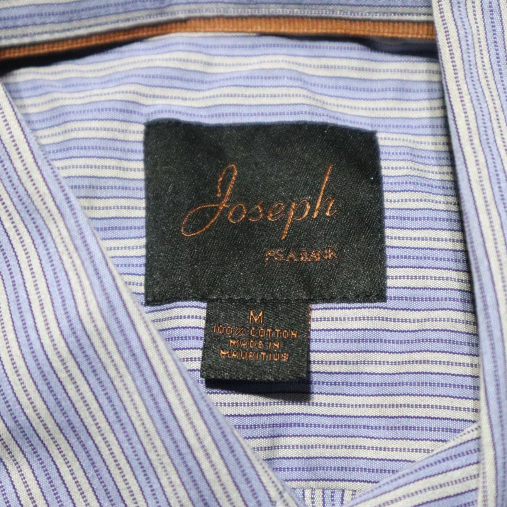 Jos. A. Bank Jos. A. Bank Shirt Mens M Medium Striped Button-Down Short Sleeve Cotton Multicolor Blue 90s Travel Shirt Mens Size US M / EU 48-50 / 2 - 3 Thumbnail