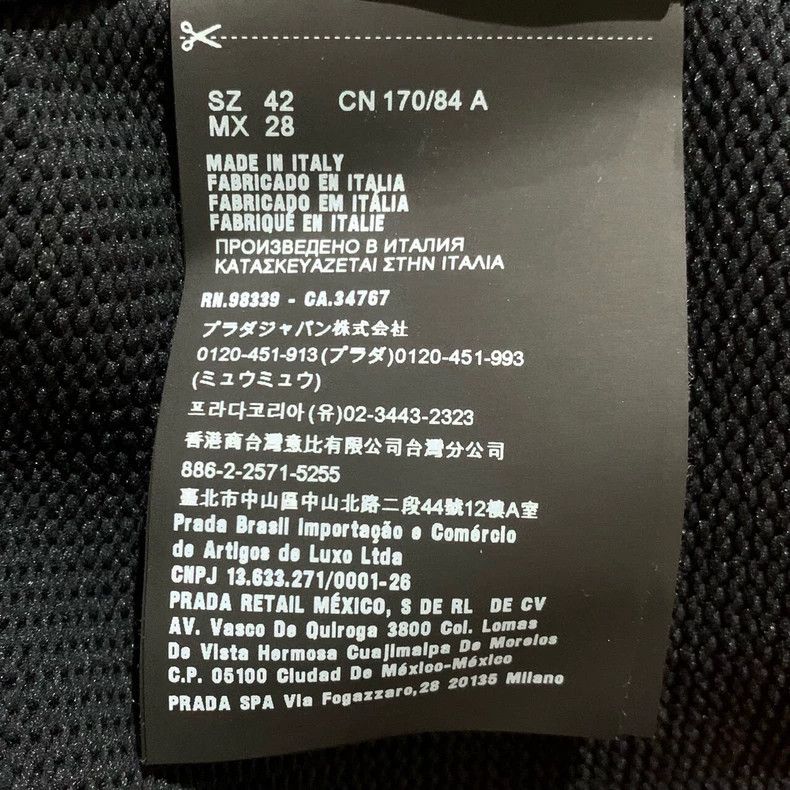 Prada Prada Lapel patchwork leather zipper jacket 2501-Nextarrow Size US XS / EU 42 / 0 - 7 Thumbnail