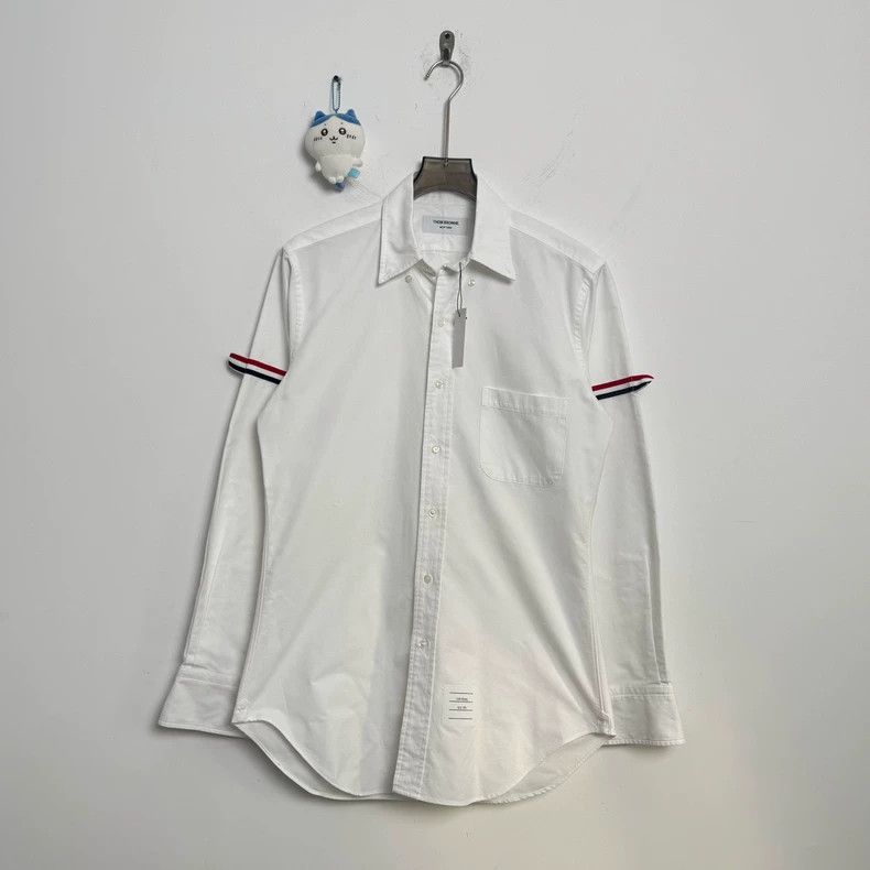 Thom Browne Thom Browne Double-breasted striped shirt Size US M / EU 48-50 / 2 - 1 Thumbnail