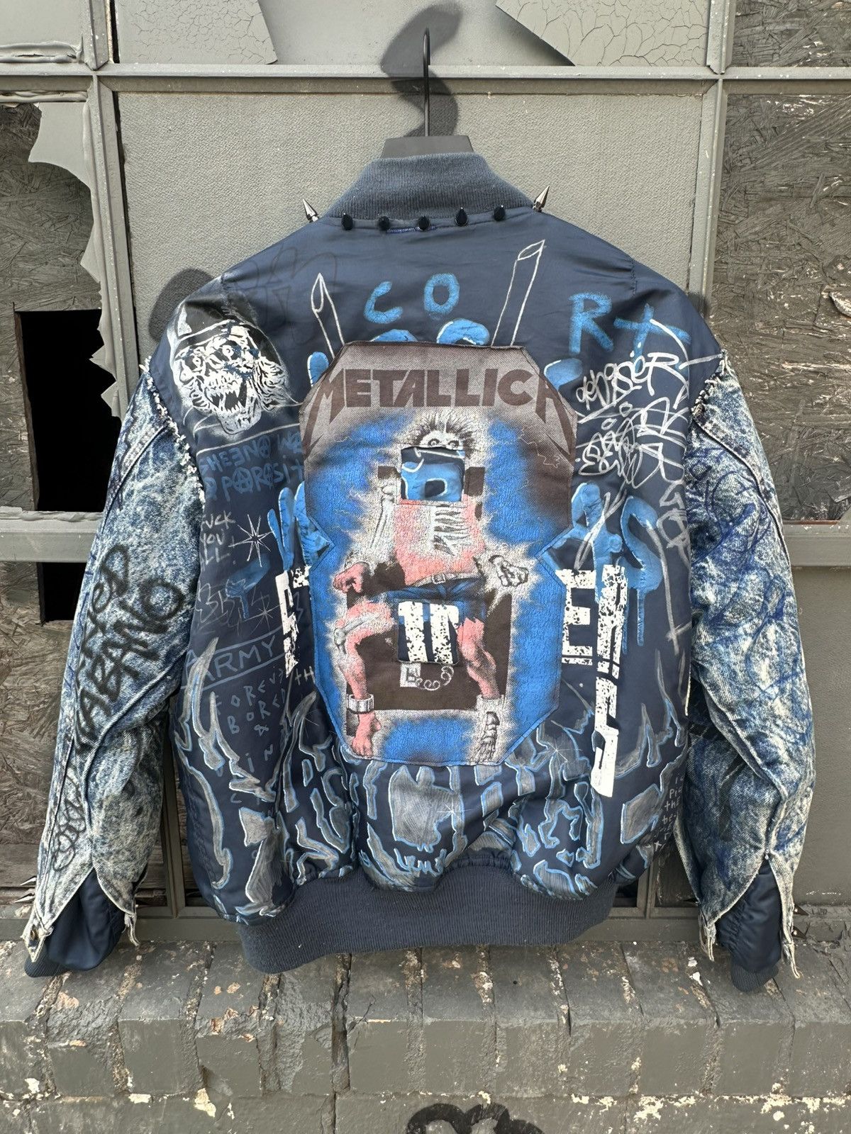 Other Himumimdead Spiked Bomber Jacket Size US M / EU 48-50 / 2 - 2 Thumbnail