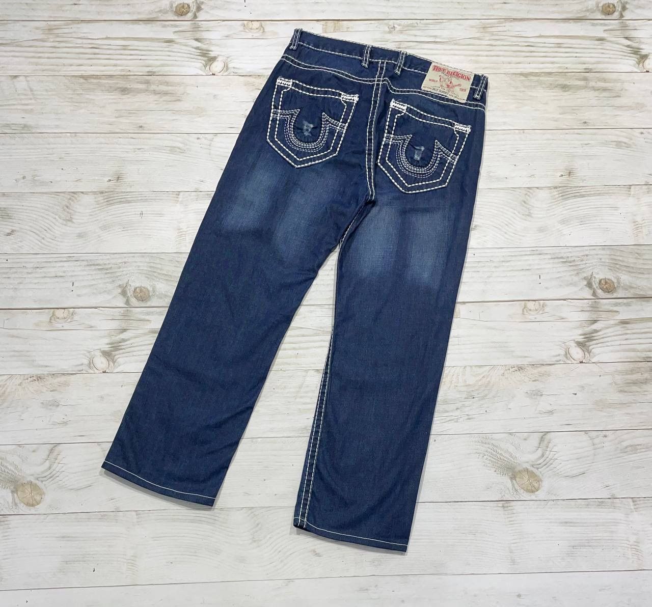 image of Vintage True Religion Billy Super T Denim Jeans Y2K Japan in Blue, Men's (Size 36)