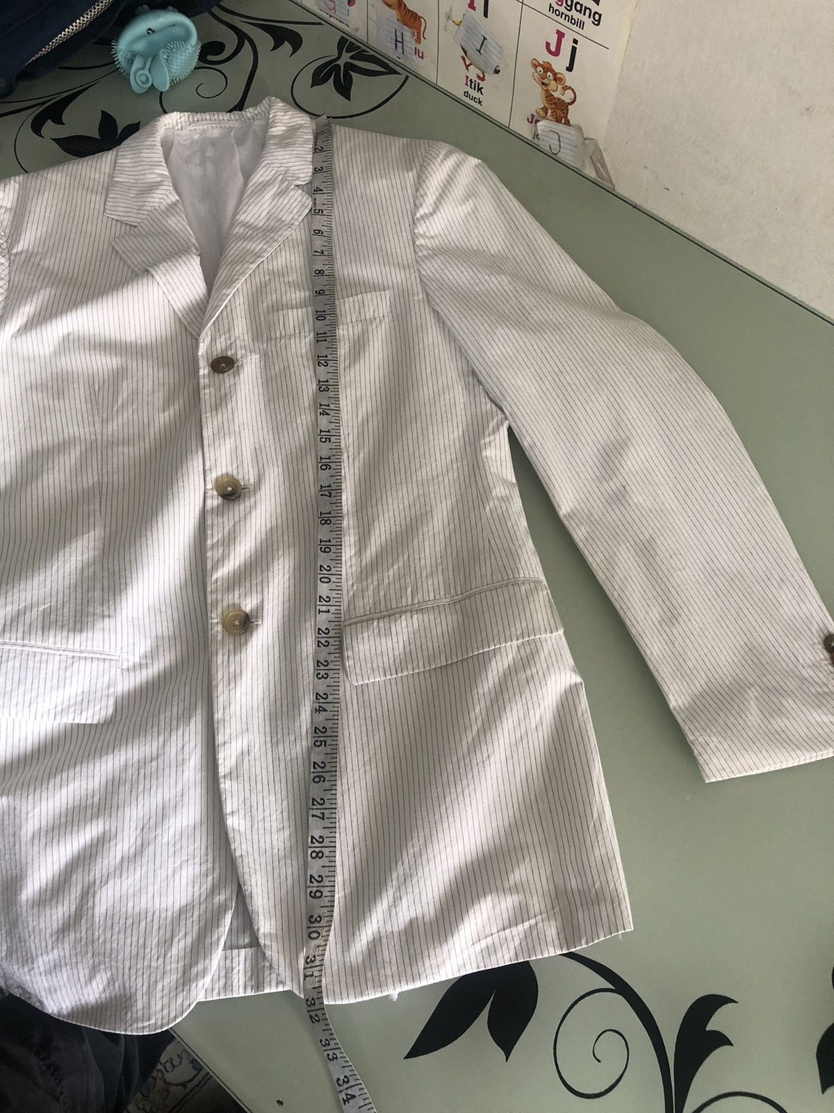 Jil Sander Jil Sander Marisa s Stripe Single Breasted Blazer Size US M / EU 48-50 / 2 - 25 Thumbnail