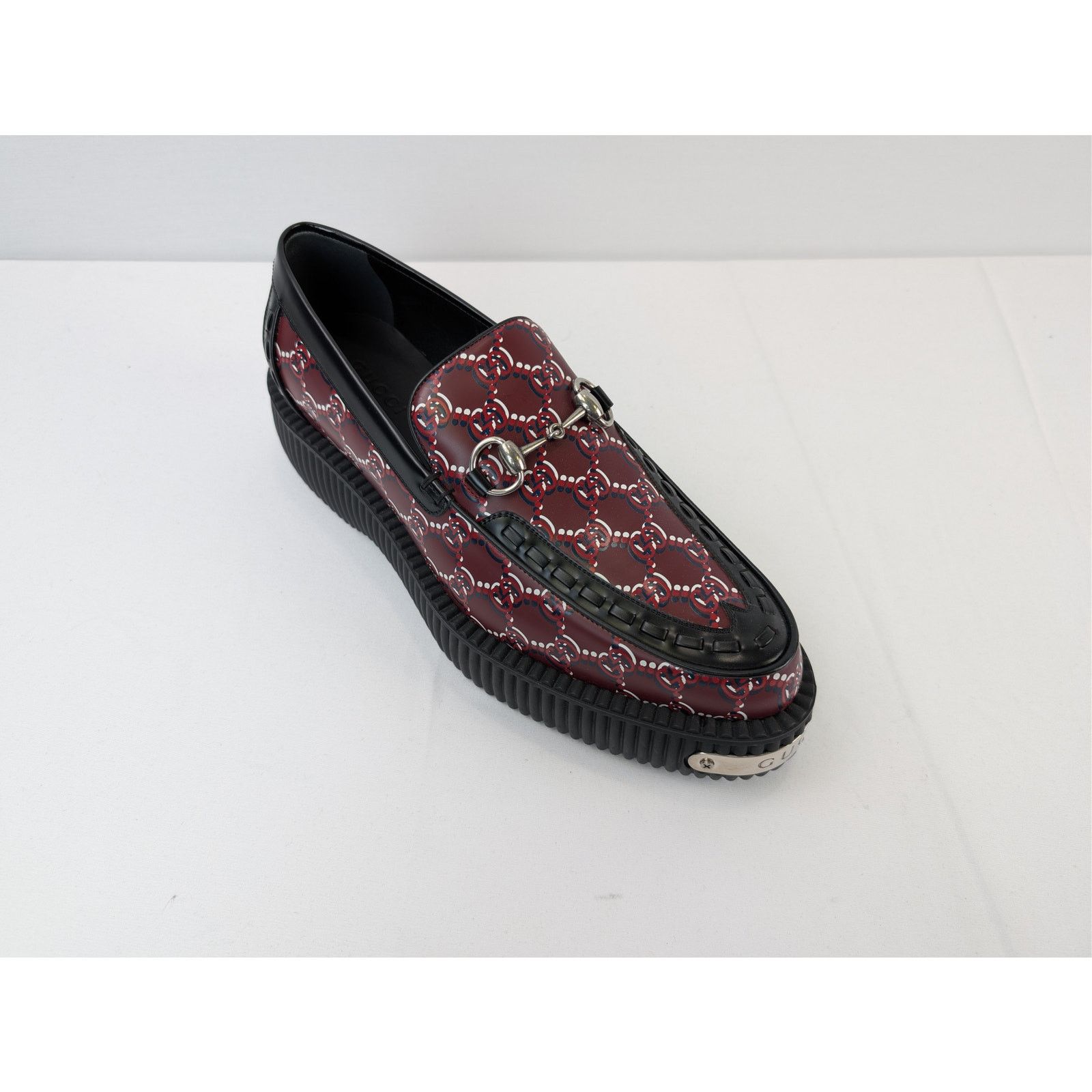 Gucci o1rshd1 Horsebit Creeper Loafer Boots with GG Shadow Size US 6.5 / EU 39-40 - 3 Thumbnail