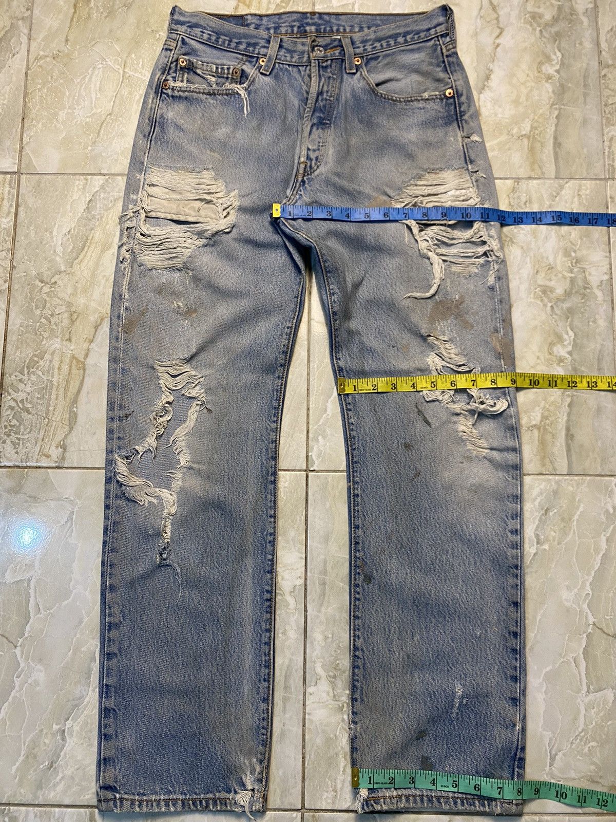 Vintage Levis 501 Size US 33 - 4 Thumbnail