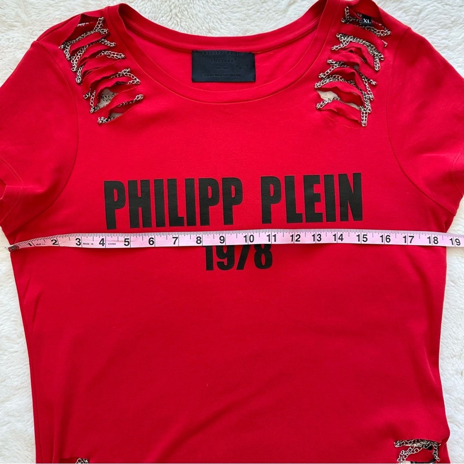 Philipp Plein NEW!!! Philipp Plein women T-shirt size XL Authentic Size XL / US 12-14 / IT 48-50 - 11 Thumbnail