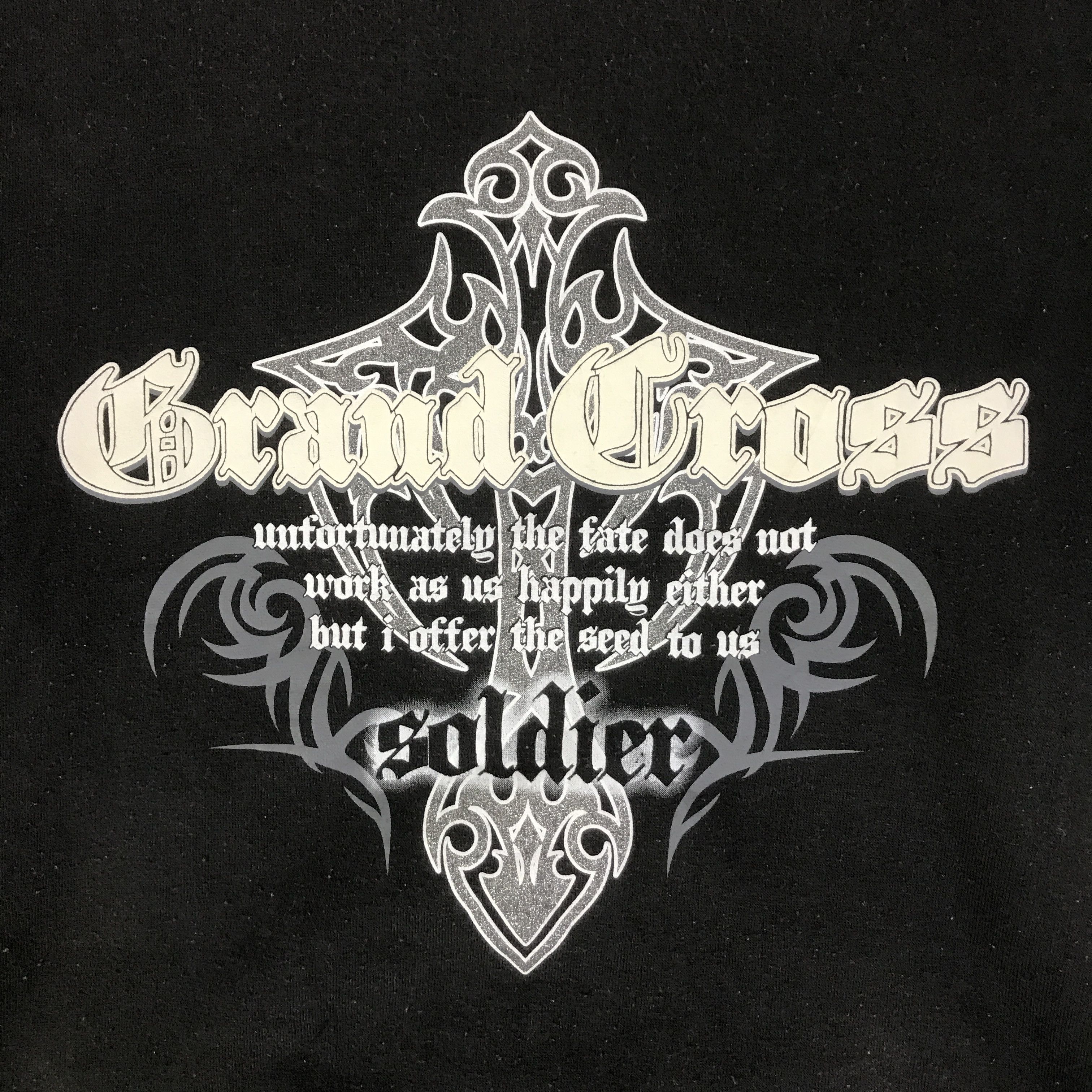 Japanese Brand GOTHIC DESIGN JAPAN GRAND CROSS SWEATSHIRT K101B10 Size US L / EU 52-54 / 3 - 7 Thumbnail