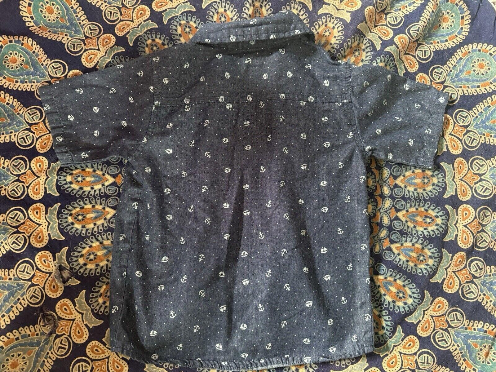 U.S. Polo Assn. 3T Nautical Button Down Shirt - US Polo Association Size US XXS / EU 40 - 3 Thumbnail