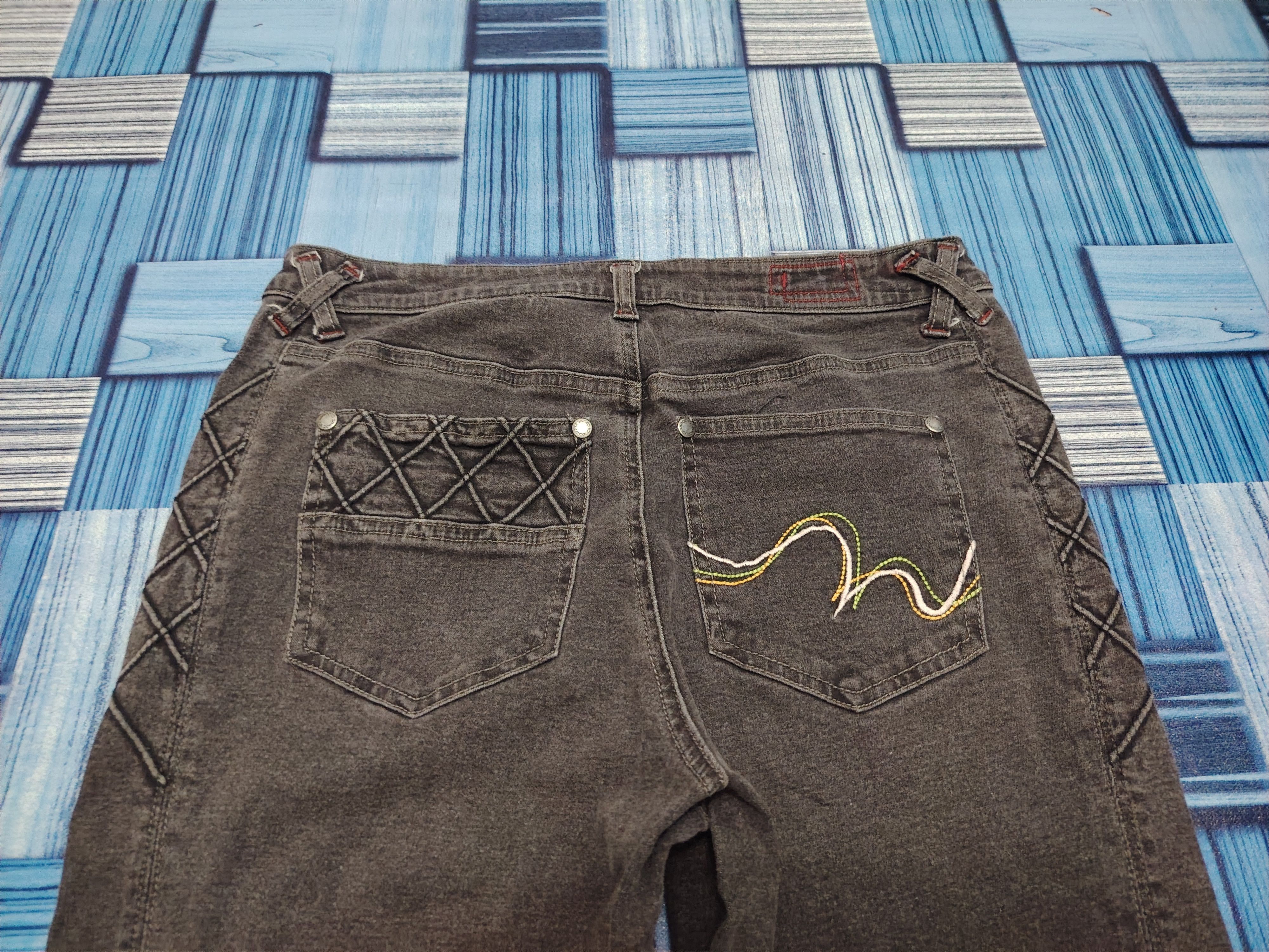 If Six Was Nine × Japanese Brand 💥Insane💥 comme ca comme ci stretch pants jeans bootcut Size US 29 - 19 Thumbnail