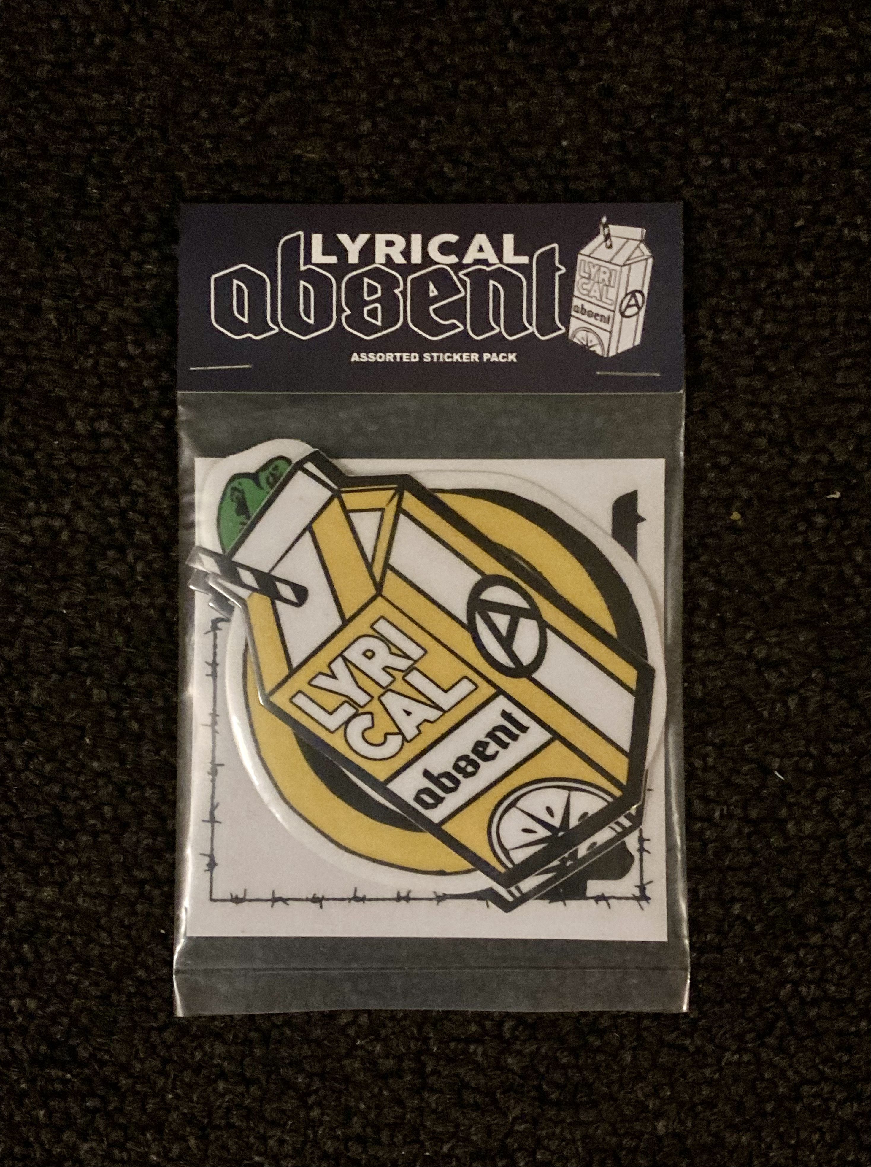 Absent × Lyrical Lemonade Lyrical Lemonade X Absent Sticker Pack Size ONE SIZE - 2 Thumbnail