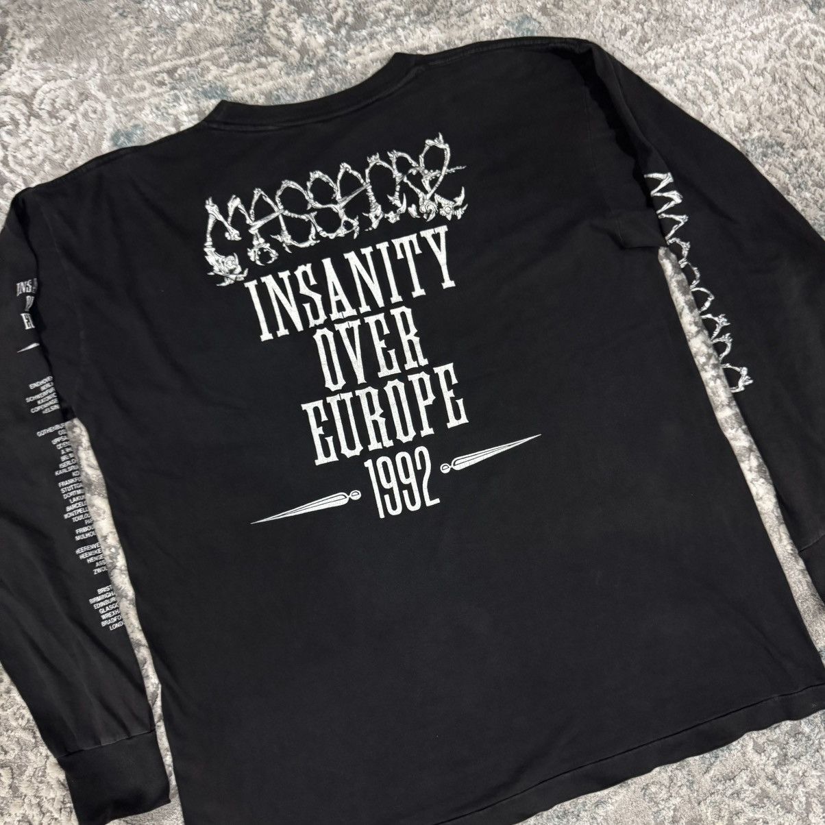 Band Tees Vintage 1992 Massacre Tee T - Shirt 90s Size US XL / EU 56 / 4 - 4 Thumbnail