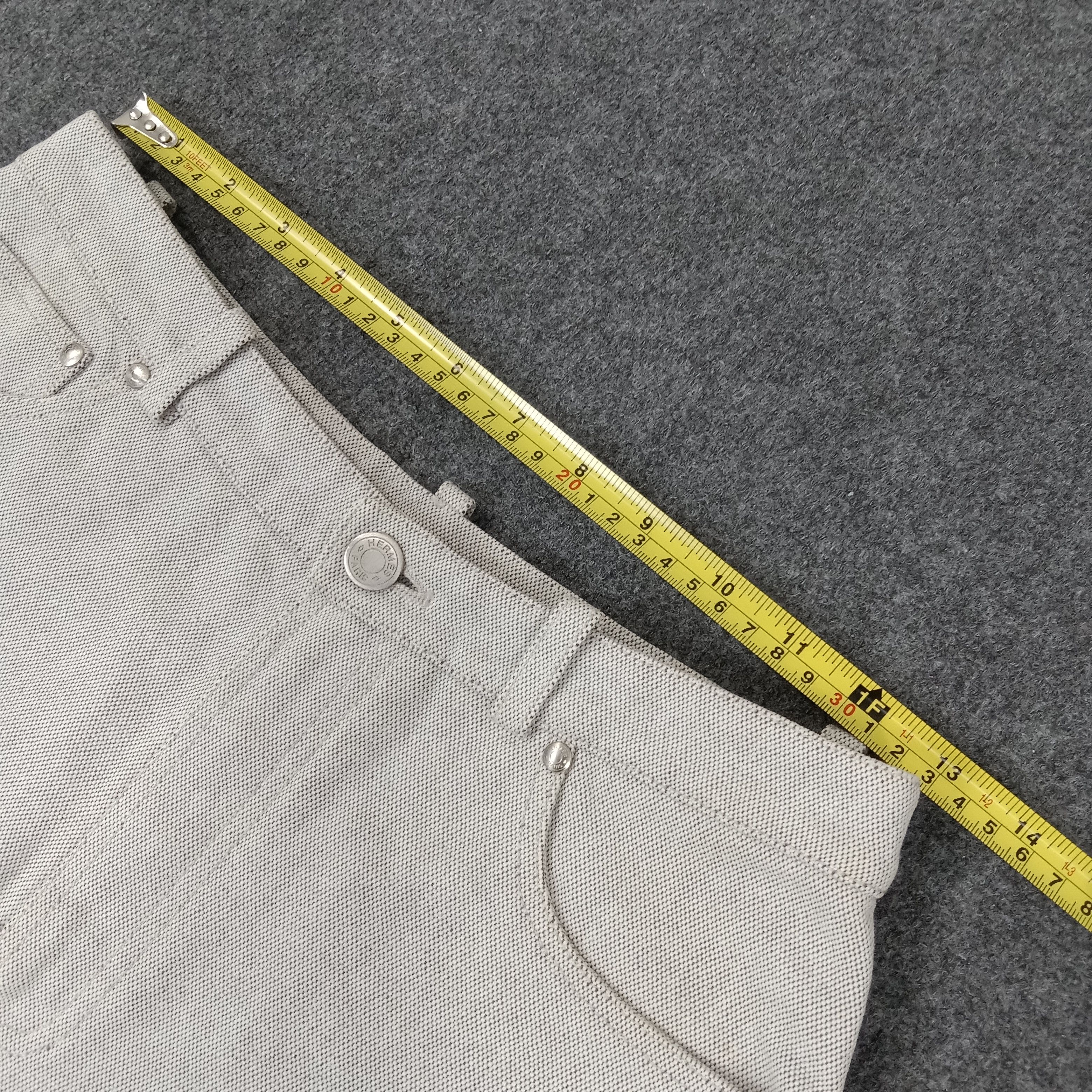 Hermes × Vintage Hermes Paris Designer Brand Denim Jeans C217N5 Size US 26 / EU 42 - 11 Thumbnail