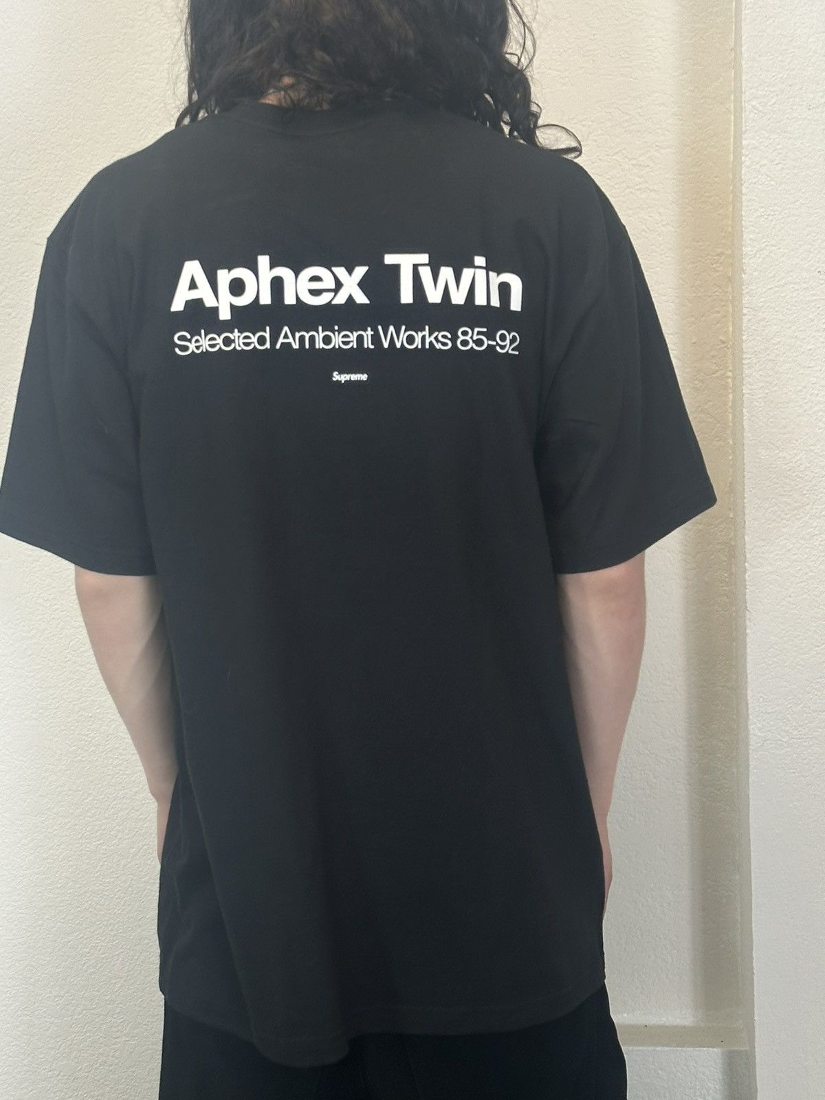 Supreme Black Aphex Twin Ambient Works Tee