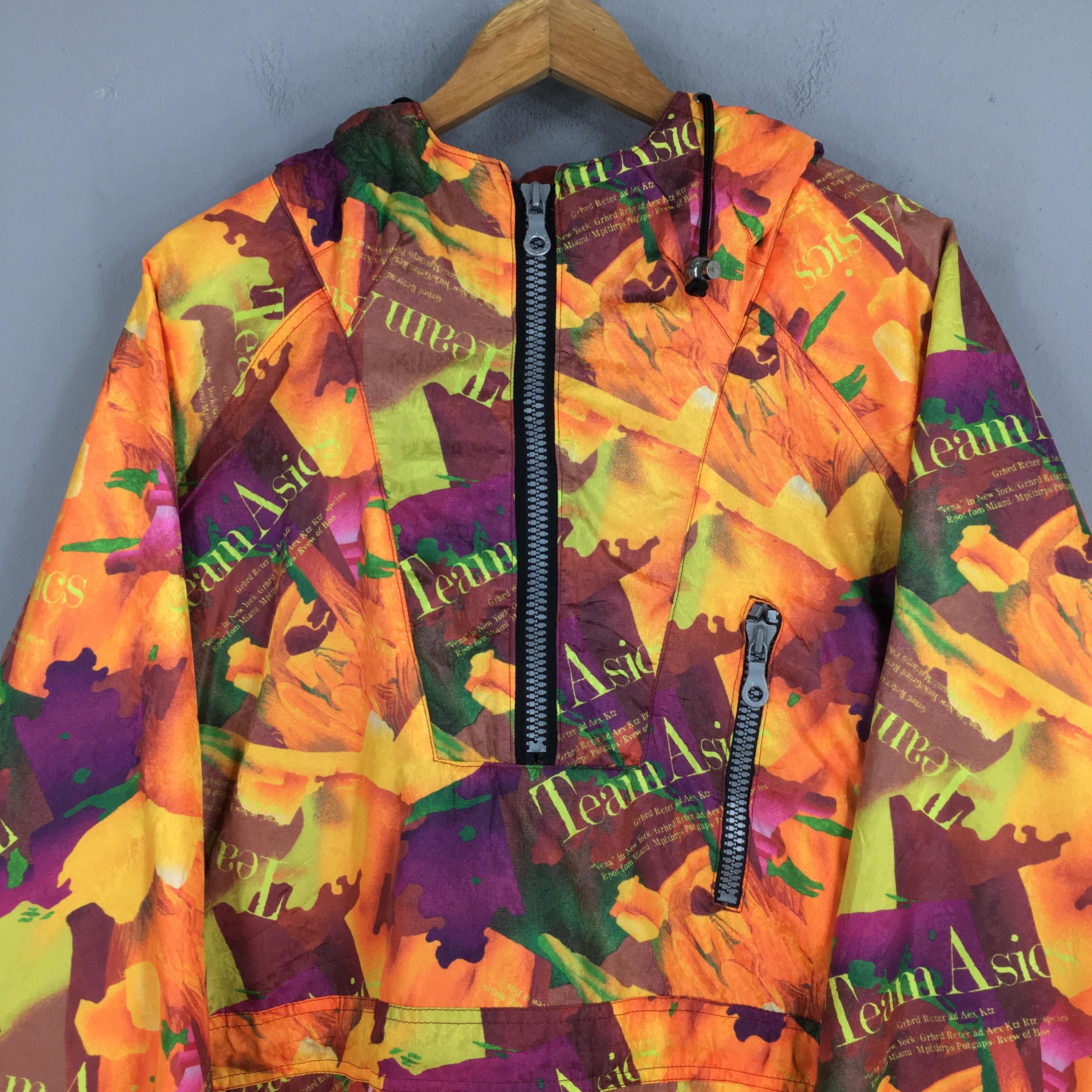 Asics 90s Asics Japan Snow Gear Ski Wear Jacket Hoodie XLarge Size US XL / EU 56 / 4 - 2 Thumbnail