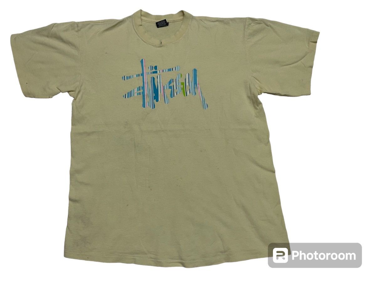 Stussy 90s OG STUSSY CROWN TEES SINGLE STITCH BOTH Size US L / EU 52-54 / 3 - 2 Thumbnail
