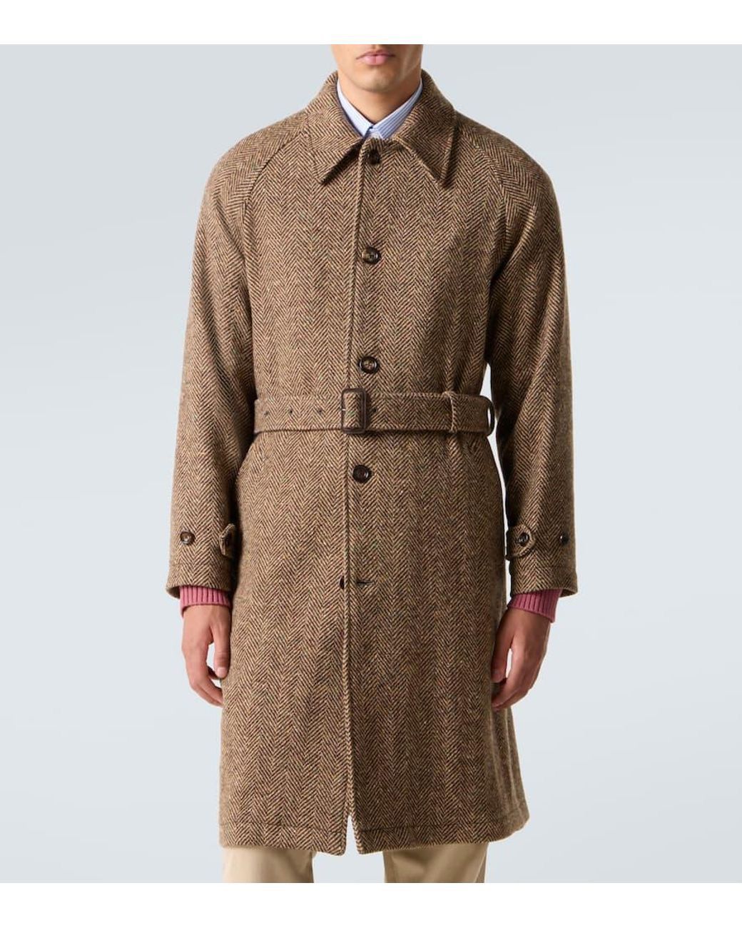 Ralph Lauren Ralph Lauren Herringbone Wool TweedTailored Reversible Coat Size M / US 6-8 / IT 42-44 - 1 Thumbnail