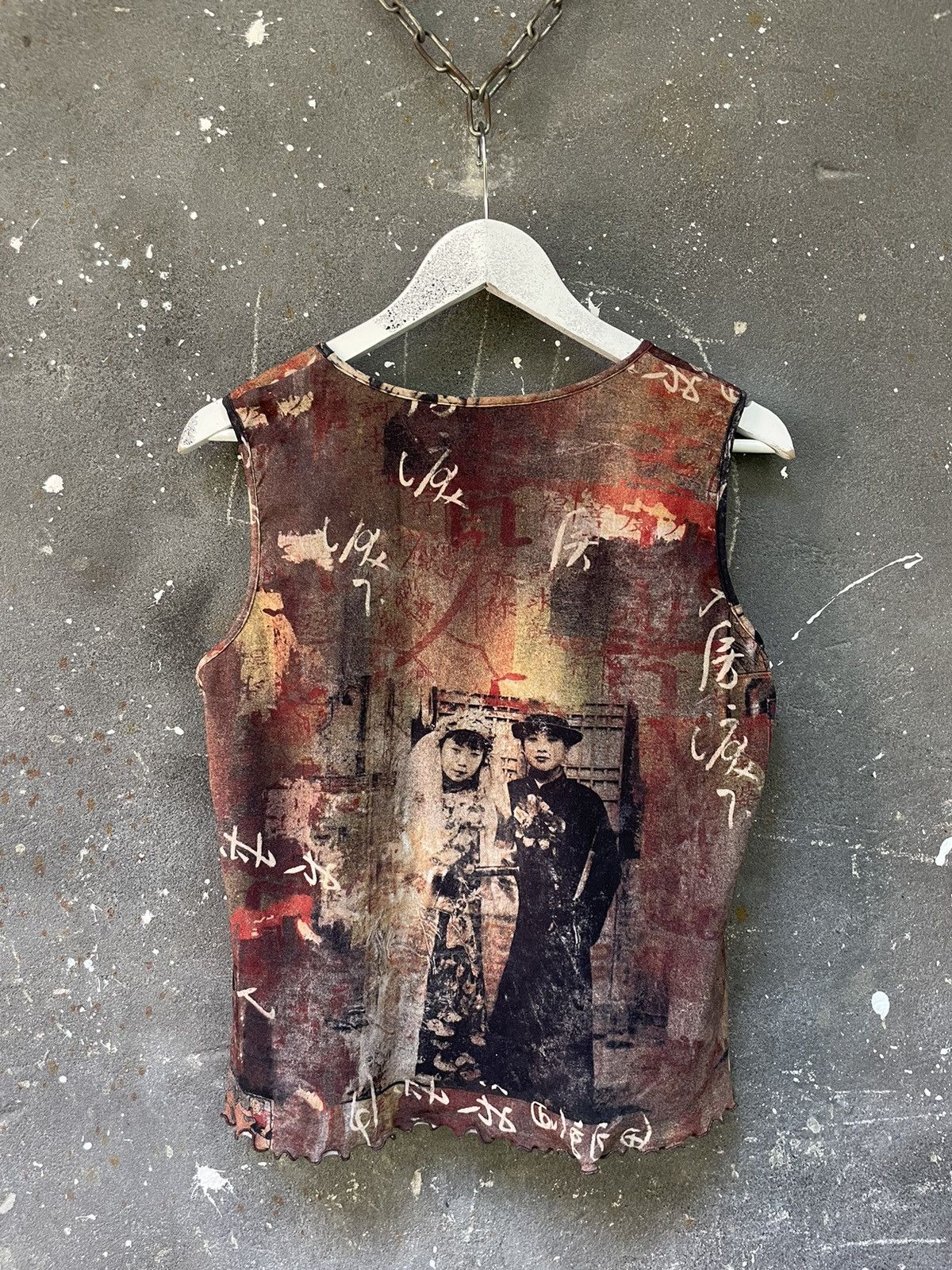 Japanese Brand Vintage Apanage Y2K 00’s Japanese Short Sleeve Tee RARE Size XL / US 12-14 / IT 48-50 - 2 Thumbnail