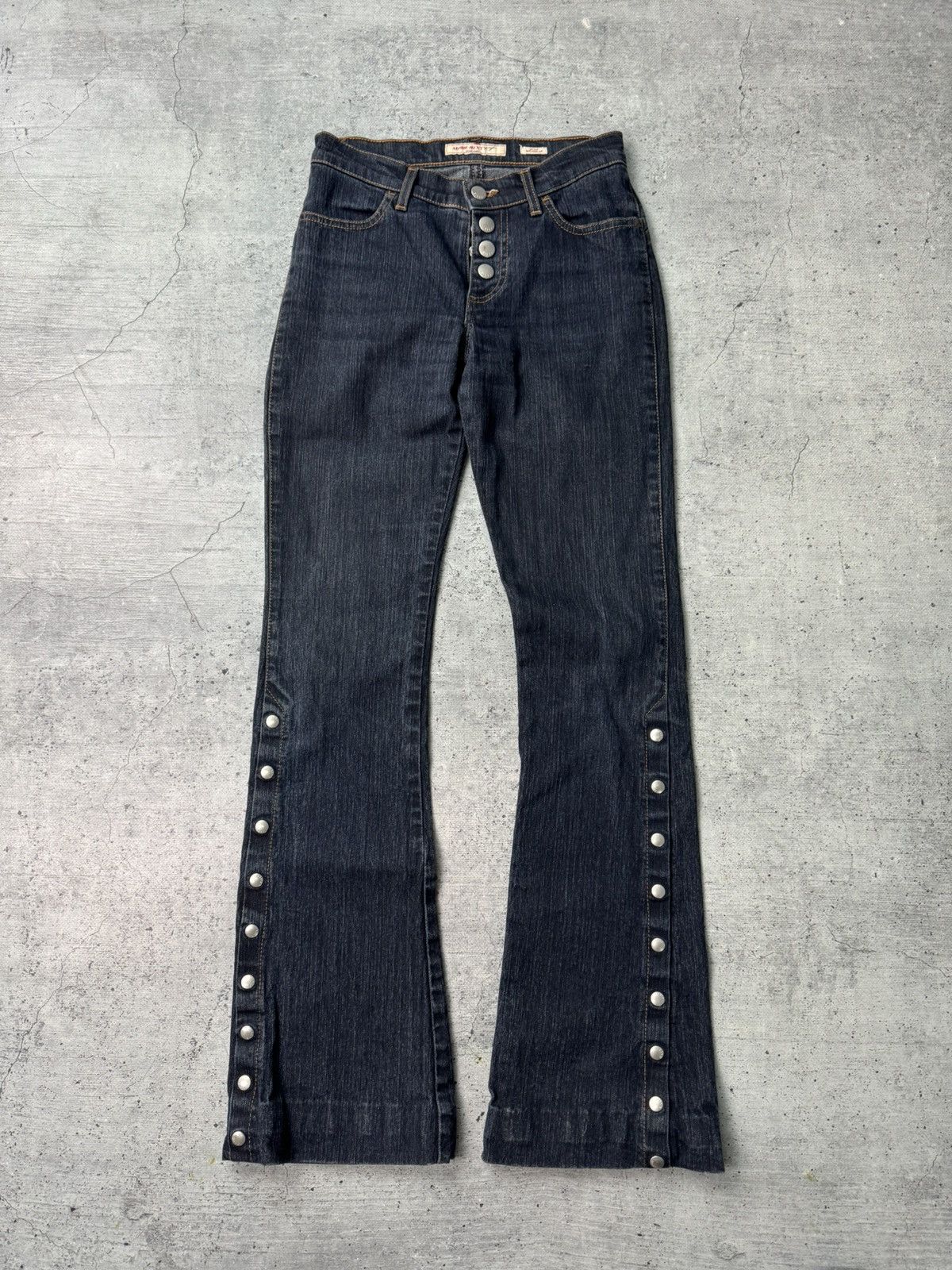 Miss Sixty Vintage Miss Sixty Y2K Jeans Flared Japan Denim 00s Low Rice Size 25" / US 0 / IT 36 - 2 Thumbnail