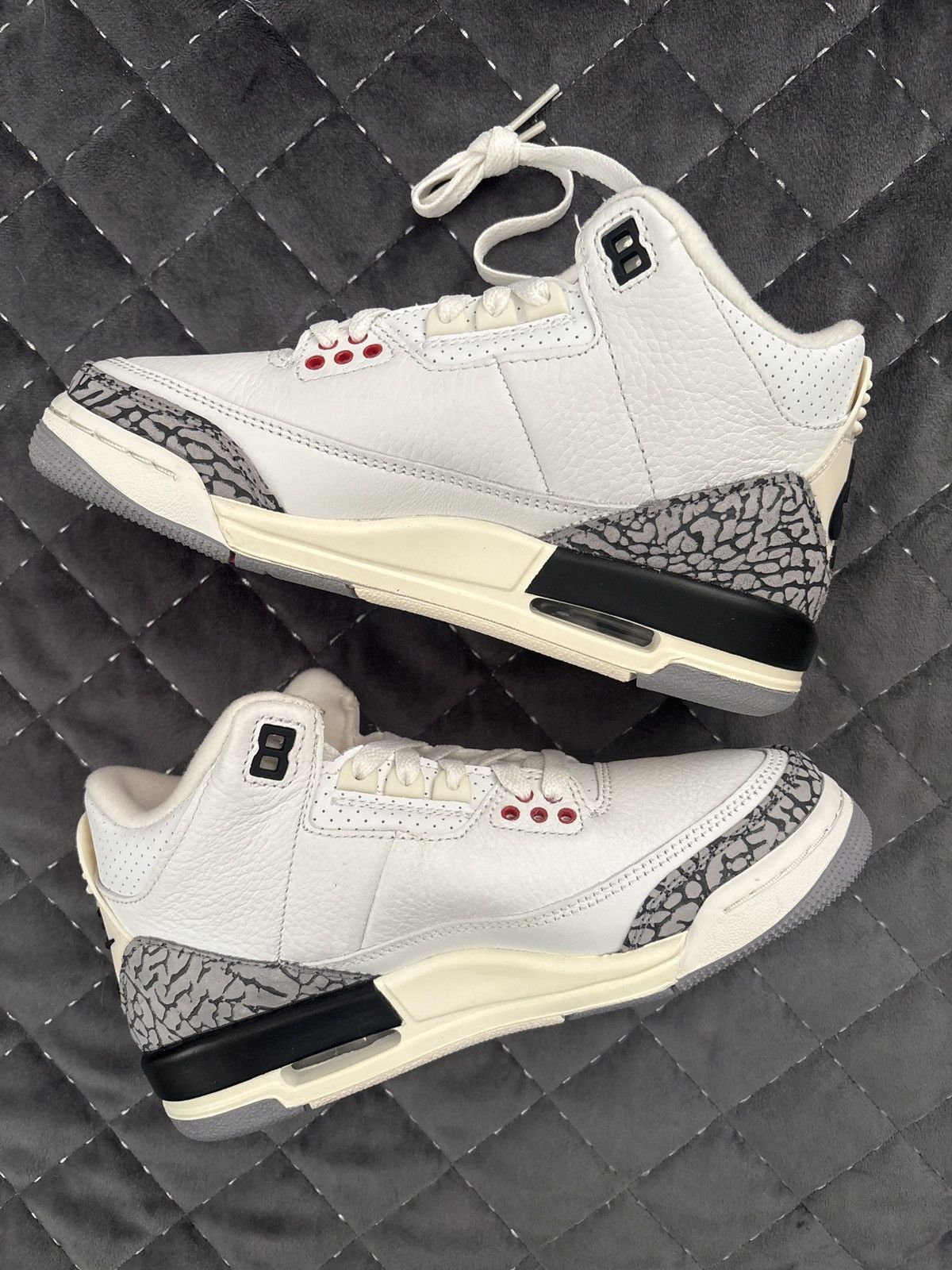 Jordan Brand AIR JORDAN 3 RETRO “White Cement” 2023 Size US 5.5 / IT 35.5 - 5 Thumbnail