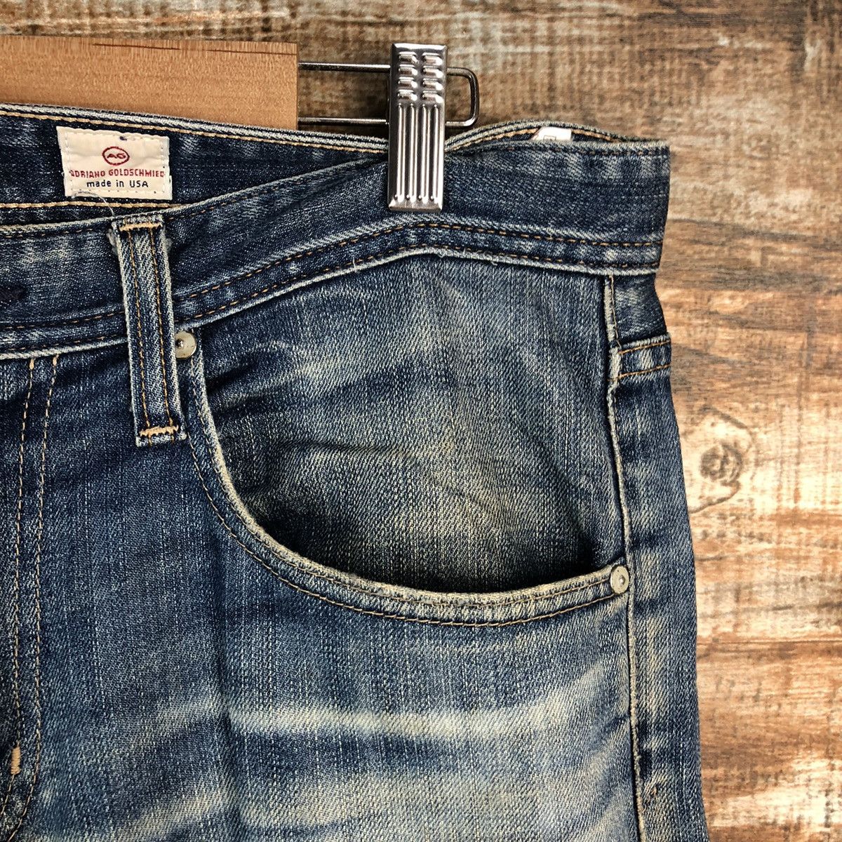 AG Adriano Goldschmied × Vintage DLL AG Adriano Goldschmied Blue Denim Pants #C253 Size US 32 / EU 48 - 7 Thumbnail