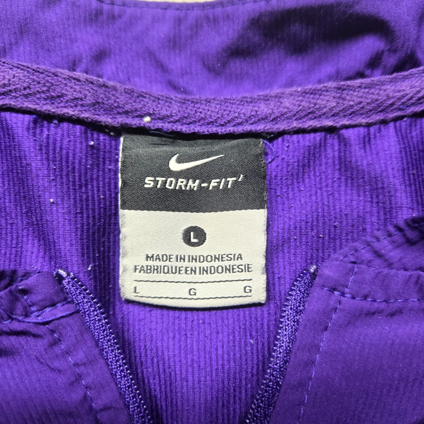 Nike Nike Michigan Wolverine Golf Storm Short Sleeve 1/4 Zip Windbreaker Jacket Large Size US 33 - 3 Thumbnail