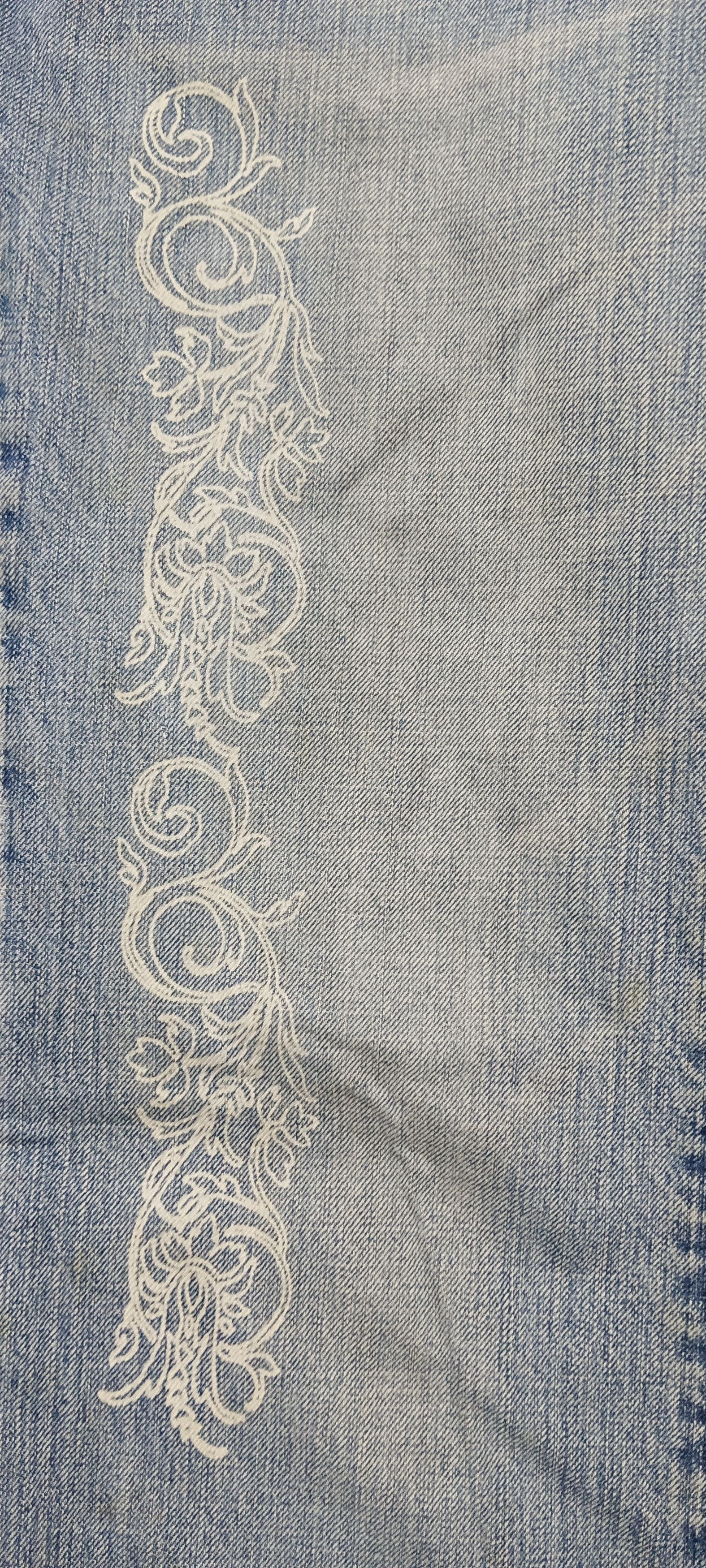 Tornado Mart Tornado Mart Tribal Tattoo Thrash Super Flare Denim Size US 29 - 8 Thumbnail