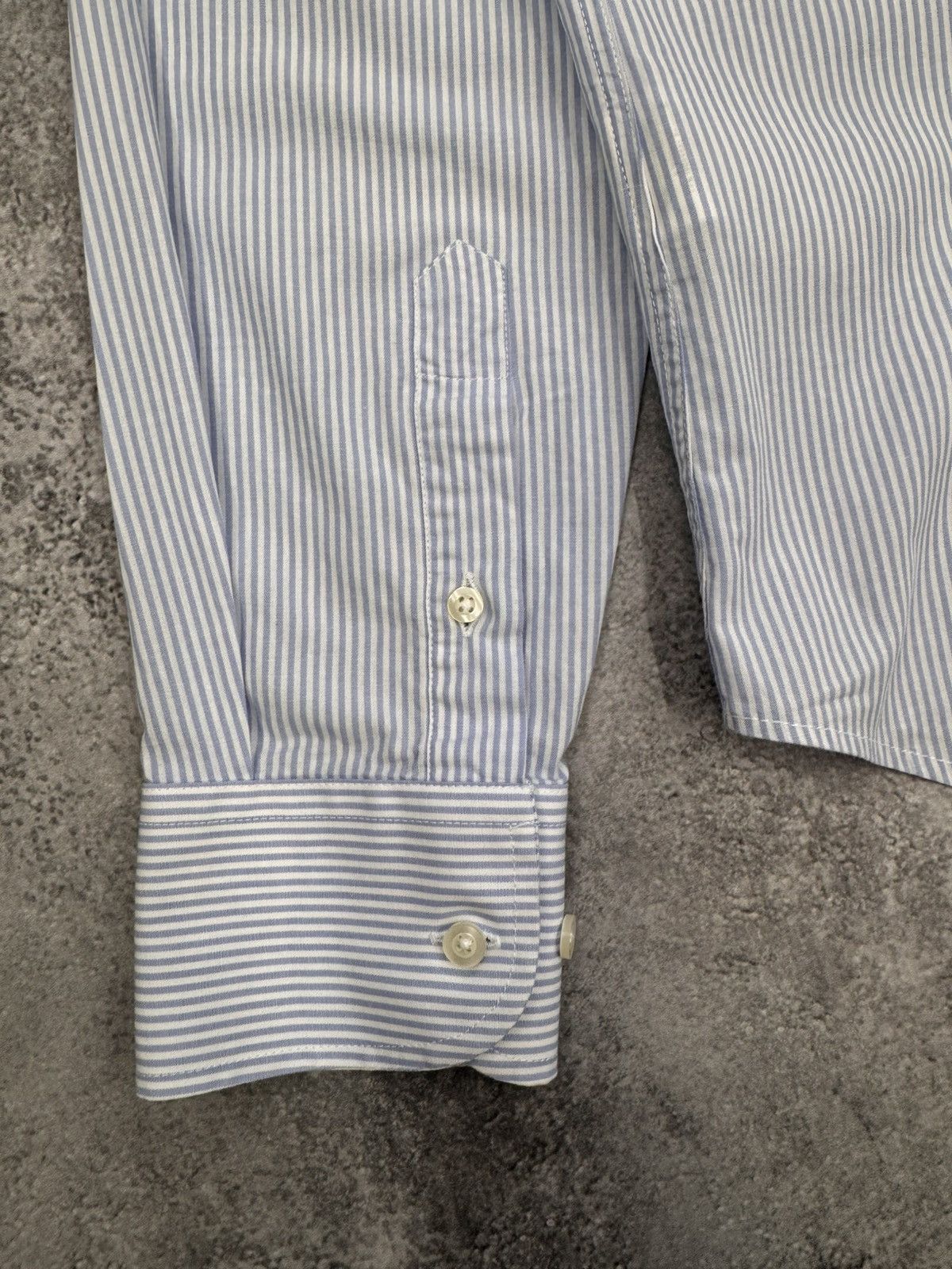 La Martina La Martina Men Striped Shirt Blue/White Size S Size US S / EU 44-46 / 1 - 11 Thumbnail