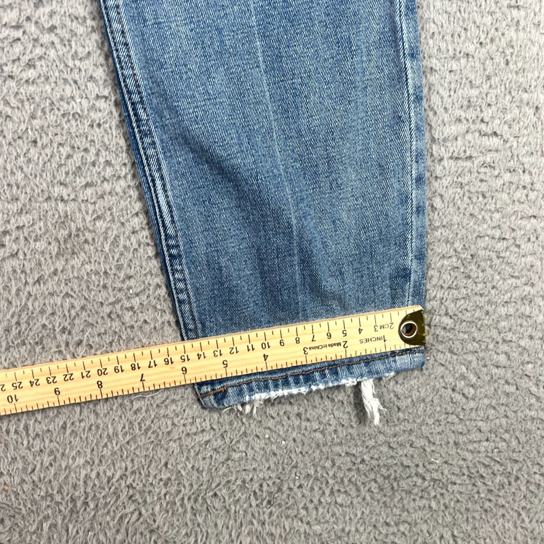 Abercrombie & Fitch Abercrombie & Fitch Womens Jeans 4s Blue Denim The Skinny High Rise QR? Size 27" / US 4 / IT 40 - 2 Thumbnail