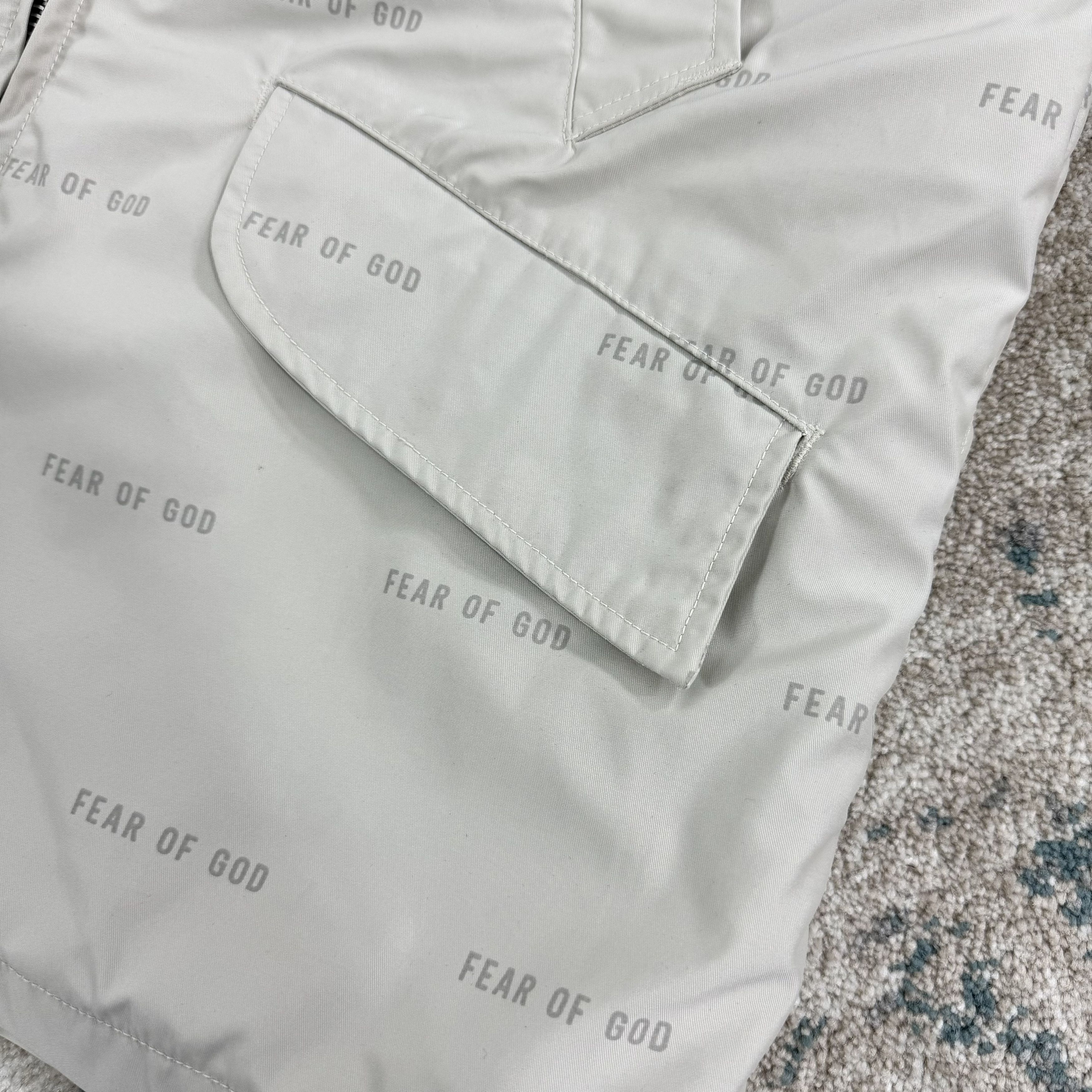 Fear of God Fear Of God All Over Print Track Jacket In Beige RRP £1135 Size US S / EU 44-46 / 1 - 5 Thumbnail