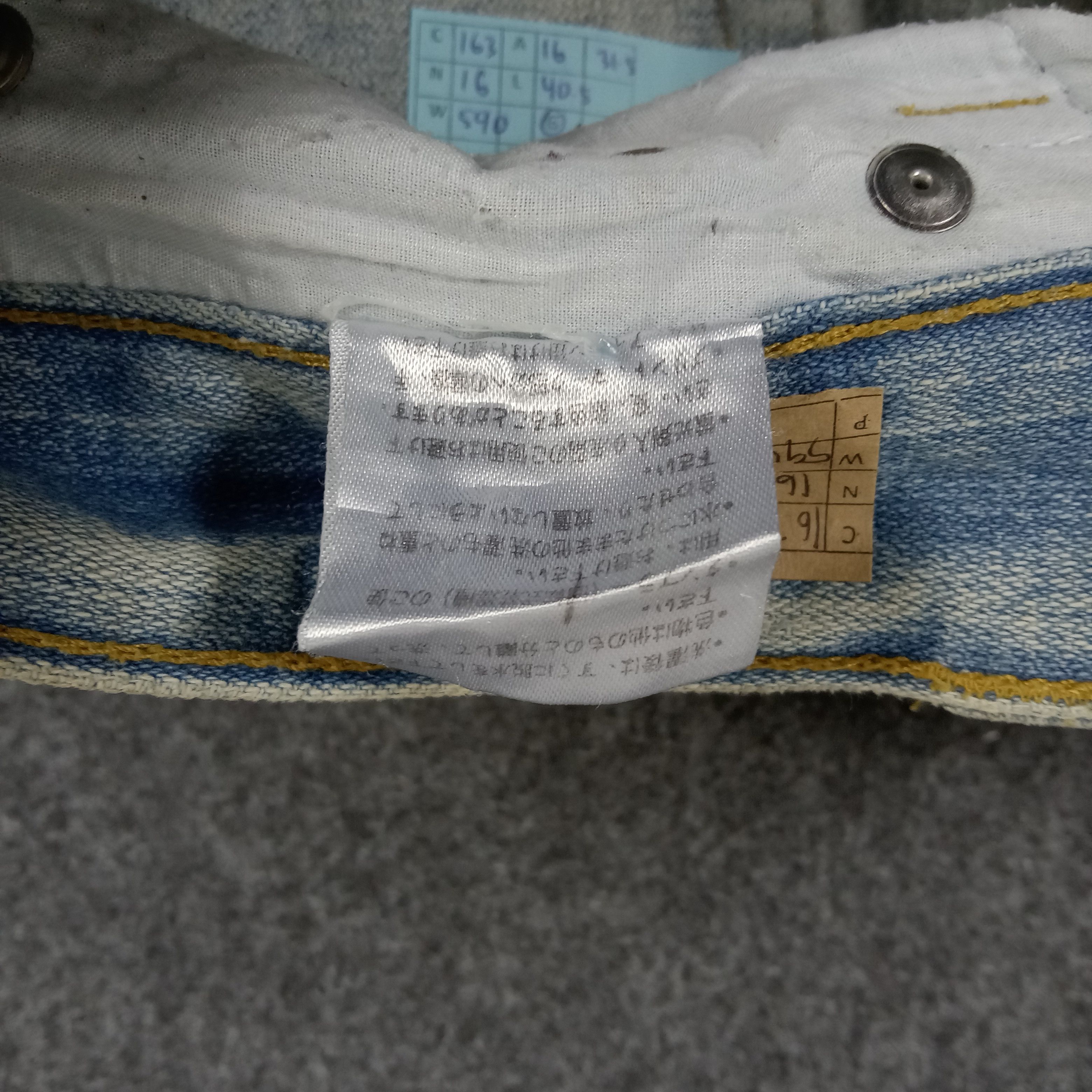 If Six Was Nine × Japanese Brand × Vintage Point Loma Japanese Brand Art Rising Denim Jeans Size US 32 / EU 48 - 16 Thumbnail