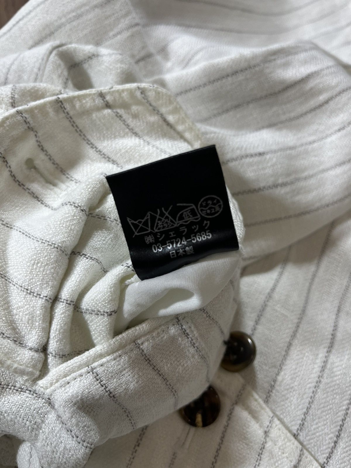 Shellac Shellac Pinstripe White Shorts Size US 30 / EU 46 - 8 Thumbnail